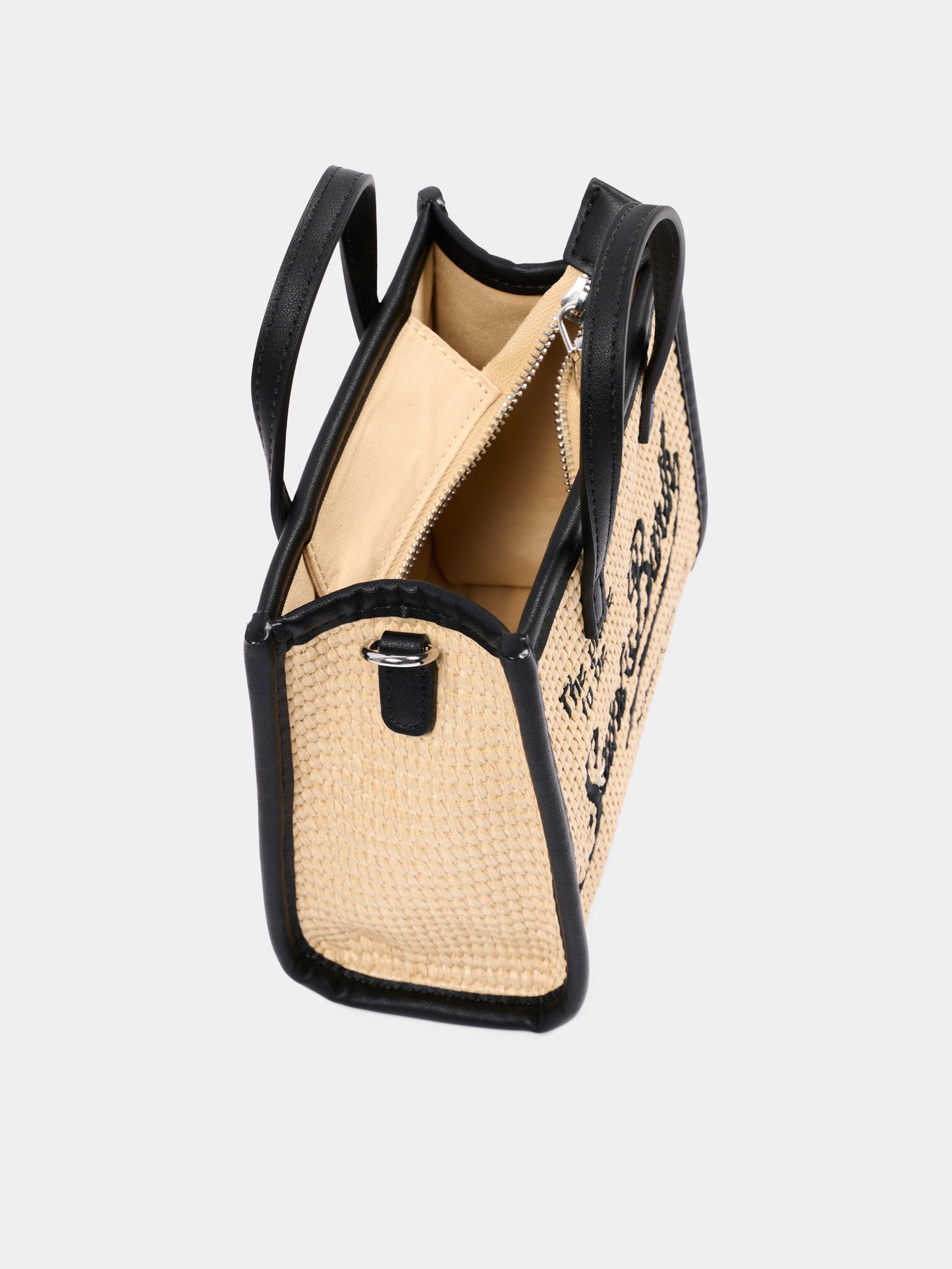 Borsa beige Vivian Mini Straw per bambina,Mc2 Saint Barth,VIVM001 00421L