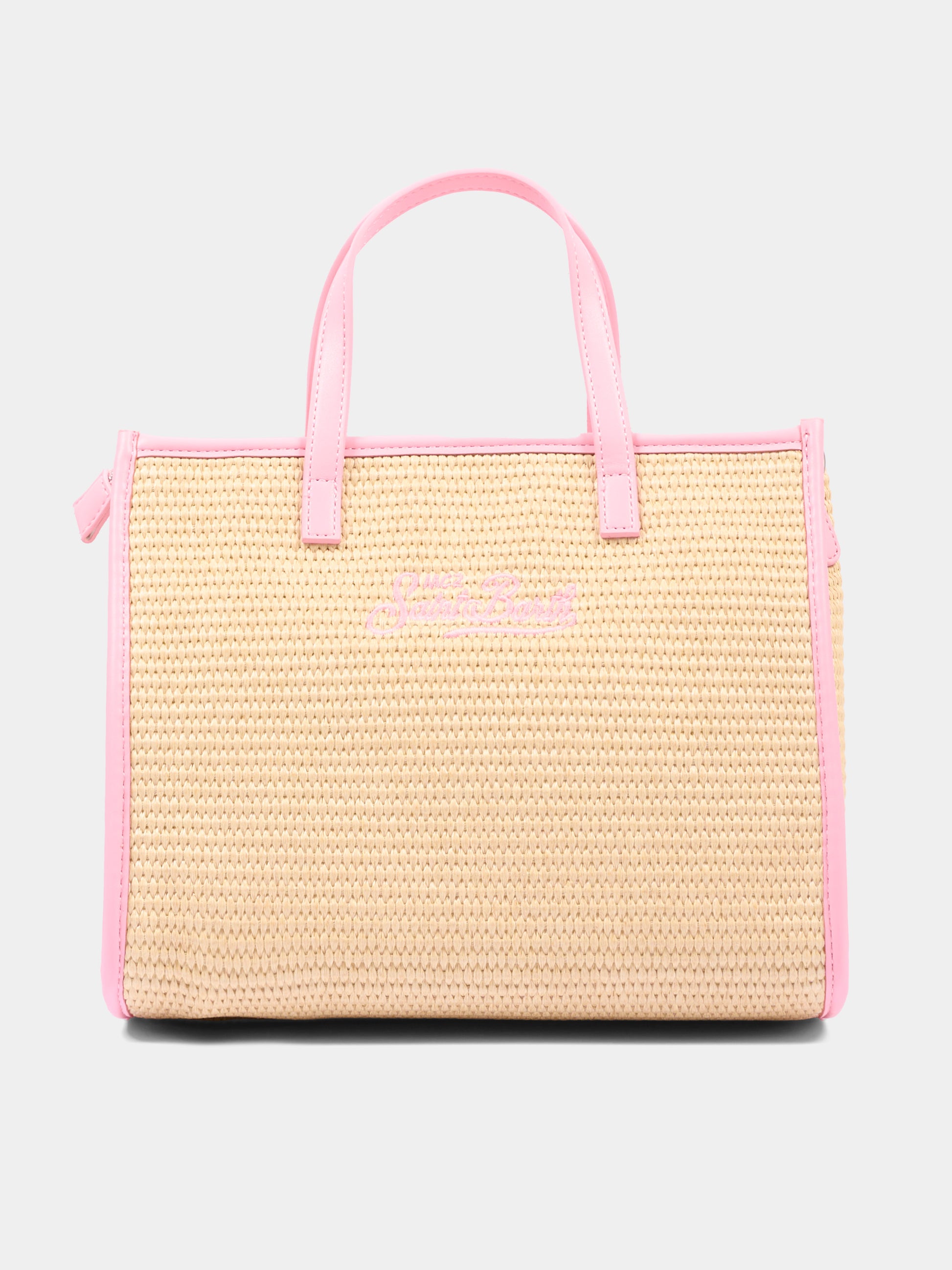Borsa mare beige Vivian Mid Straw per bambina,Mc2 Saint Barth,VVID001 00415L