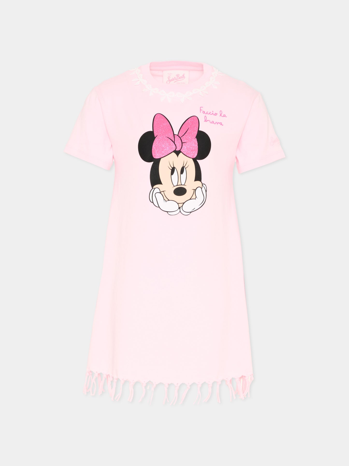 Copricostume rosa Abbey per bambina con Minnie,Mc2 Saint Barth,ABY0001 03915L