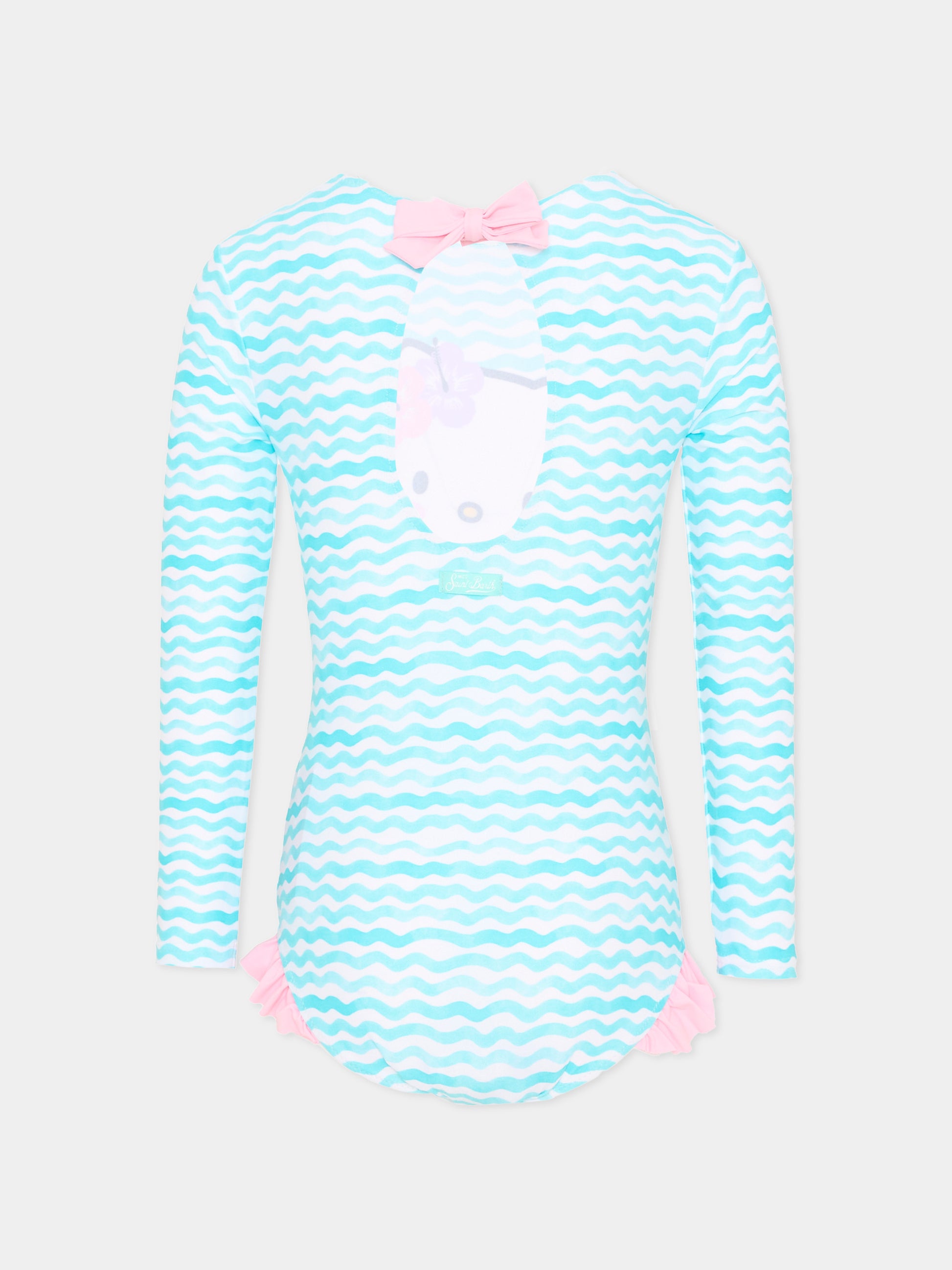 Costume azzurro Hello Kitty per bambina,Mc2 Saint Barth,CRES0001 02445L