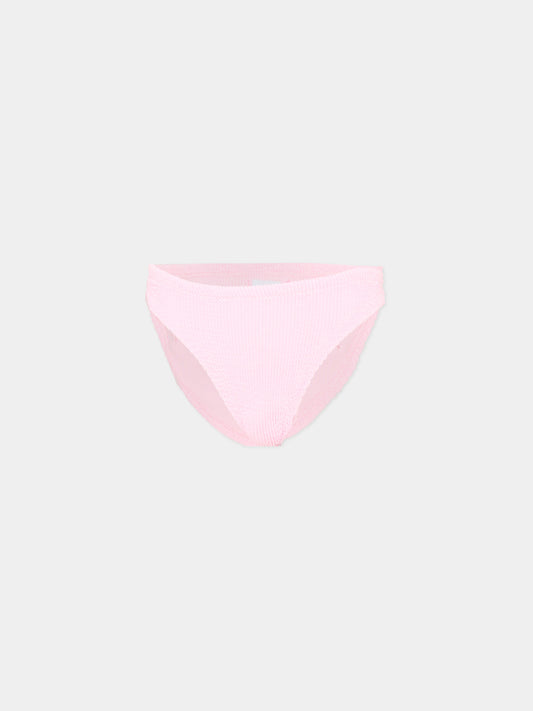Slip bikini rosa  madame w  per bambina,Mc2 Saint Barth,MAD0002 02943L