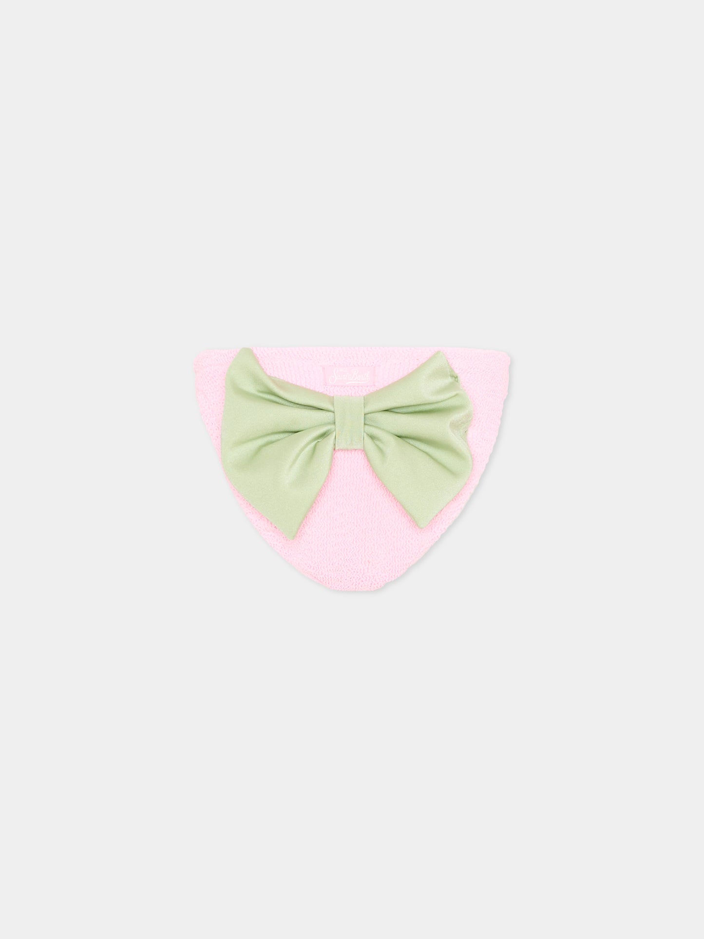 Slip bikini rosa  madame w  per bambina,Mc2 Saint Barth,MAD0002 02943L