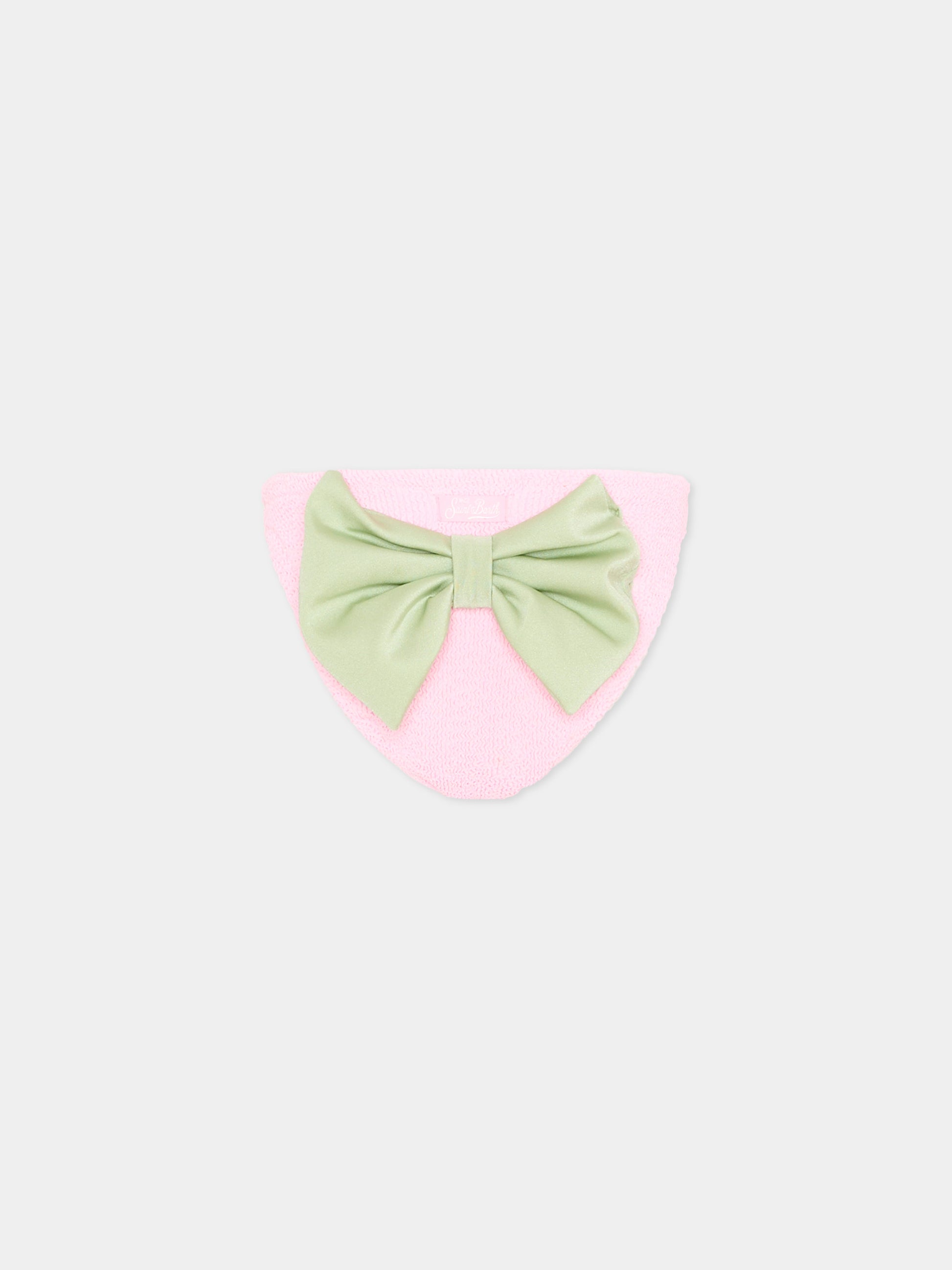 Slip bikini rosa  madame w  per bambina,Mc2 Saint Barth,MAD0002 02943L