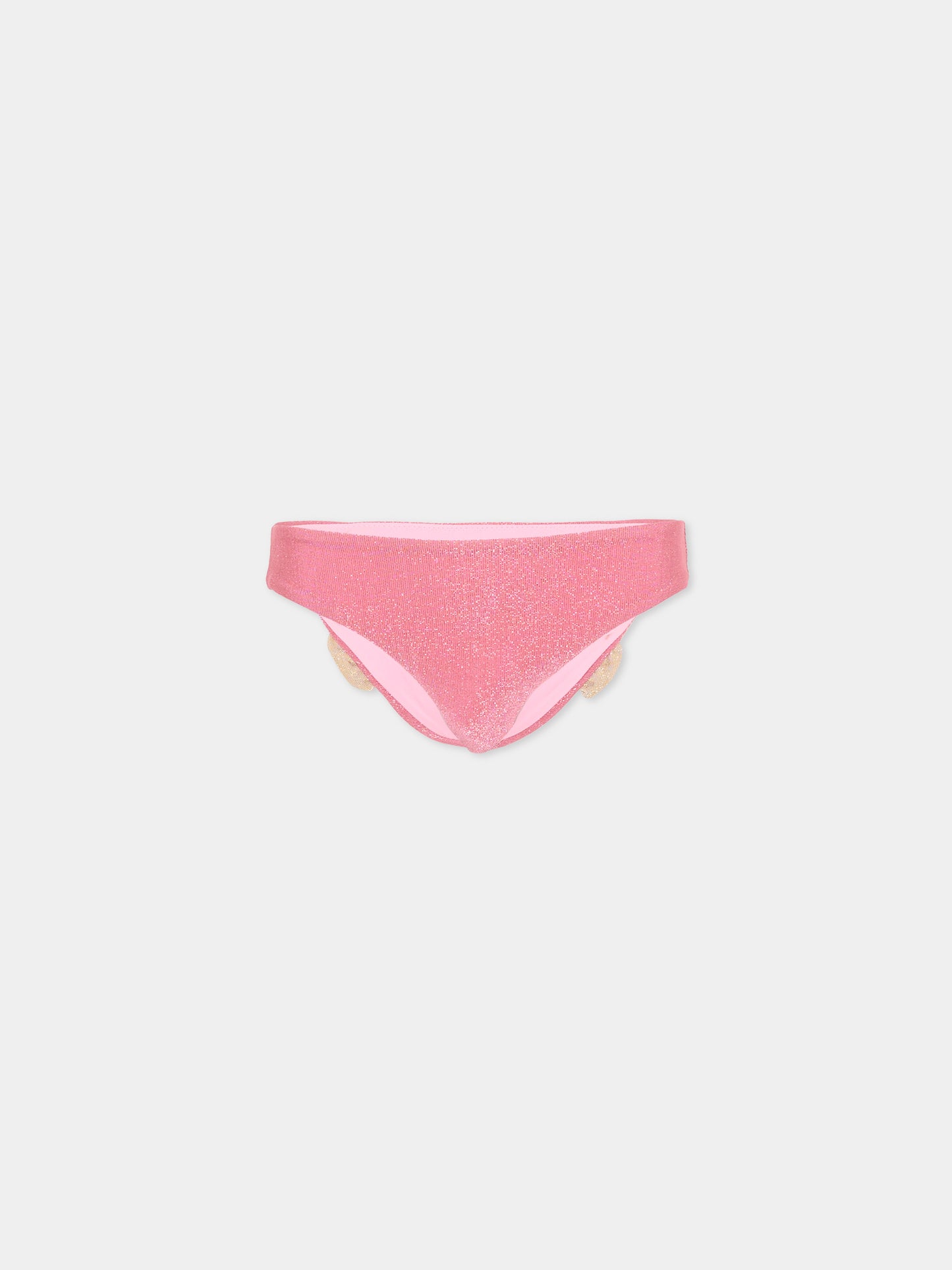 Slip bikini rosa  madame  per bambina,Mc2 Saint Barth,MAD0001 00064L