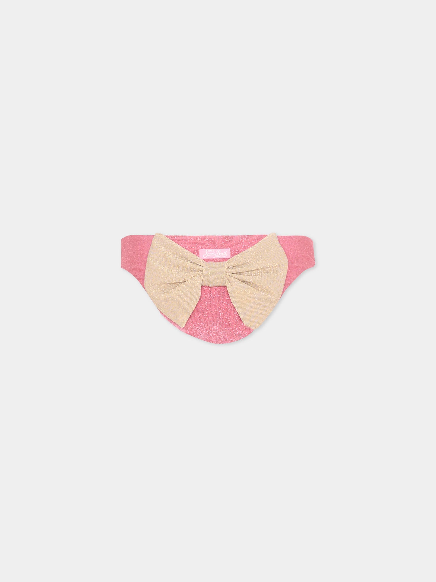 Slip bikini rosa  madame  per bambina,Mc2 Saint Barth,MAD0001 00064L
