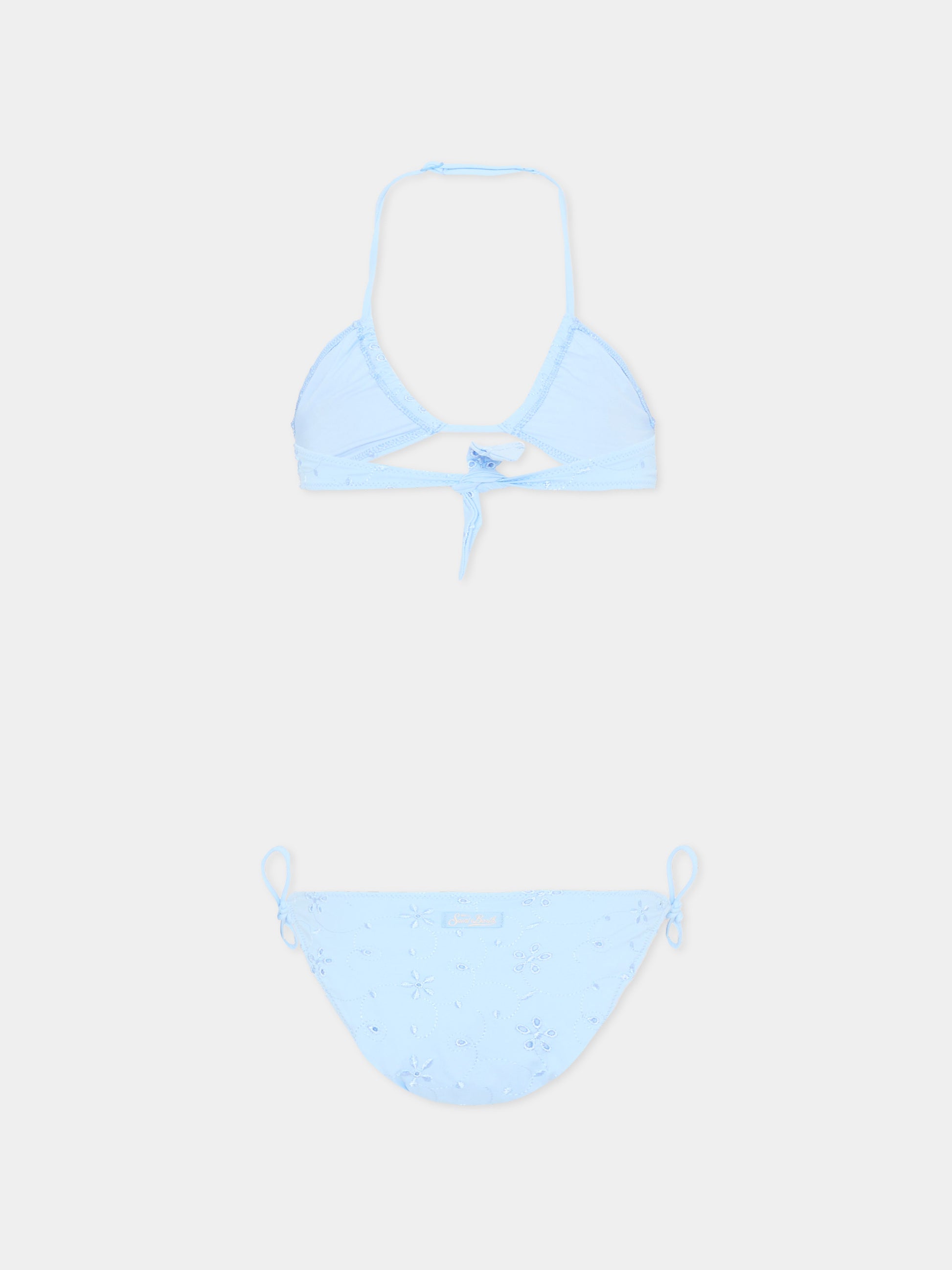 Slip e bikini azzurro  aryanna  per bambina,Mc2 Saint Barth,ARY00002 00054L