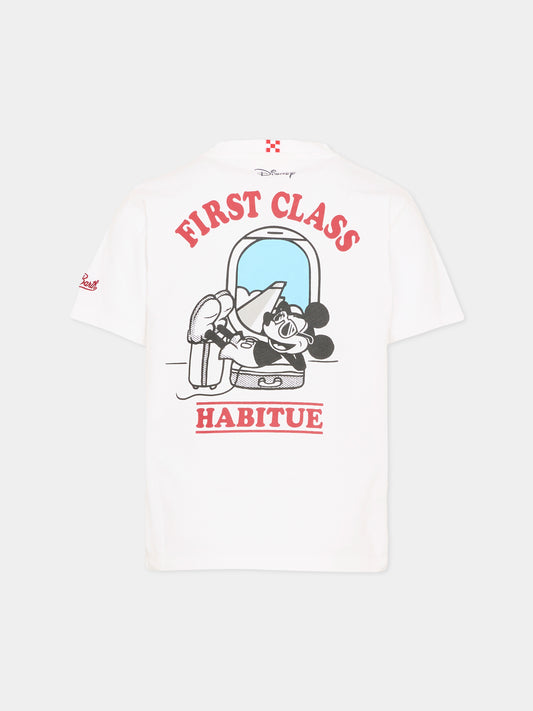 T-Shirt bianca Portland jr per bambino,Mc2 Saint Barth,PRL0001 02736L