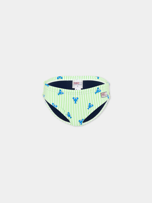 Slip mare verde Billy per bambino,Mc2 Saint Barth,BIL0001 02105L