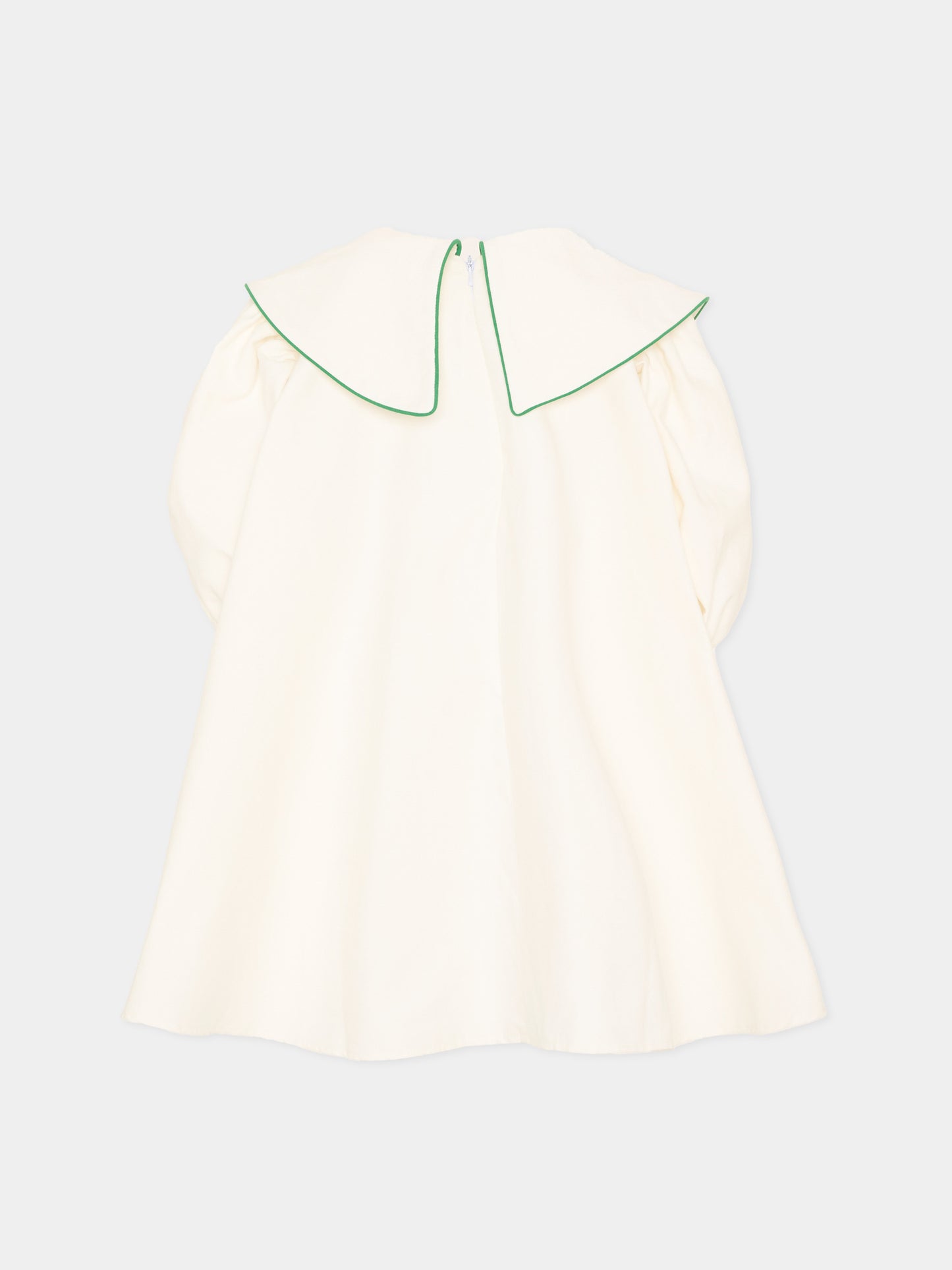 Vestito avorio per bambina con ricami,Pangolini Kids,TENNIS BALL DRESS