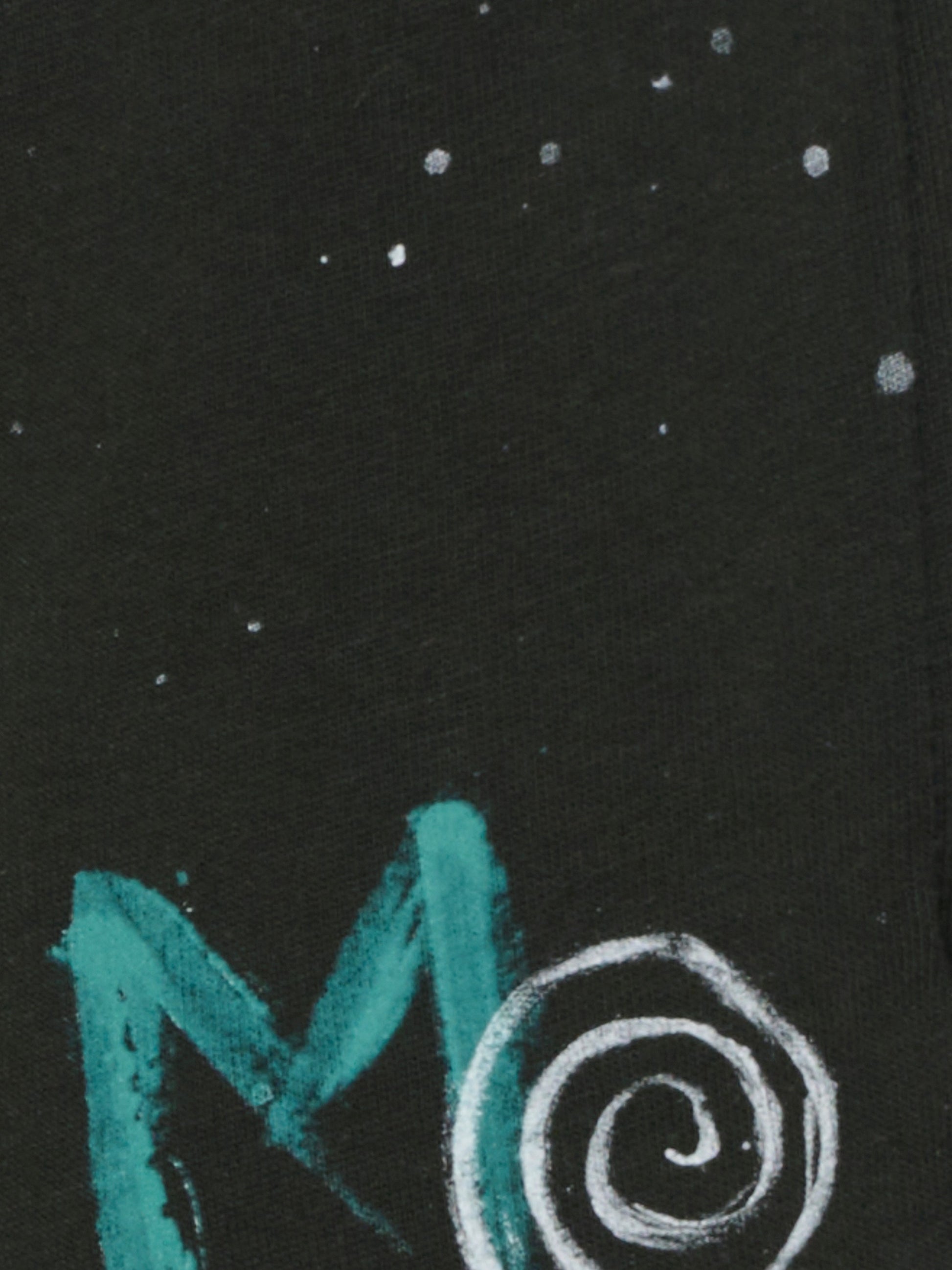 Pantaloni neri per bambino con logo e schizzi di vernice,Msgm Kids,F5MSJBFP252 MS040