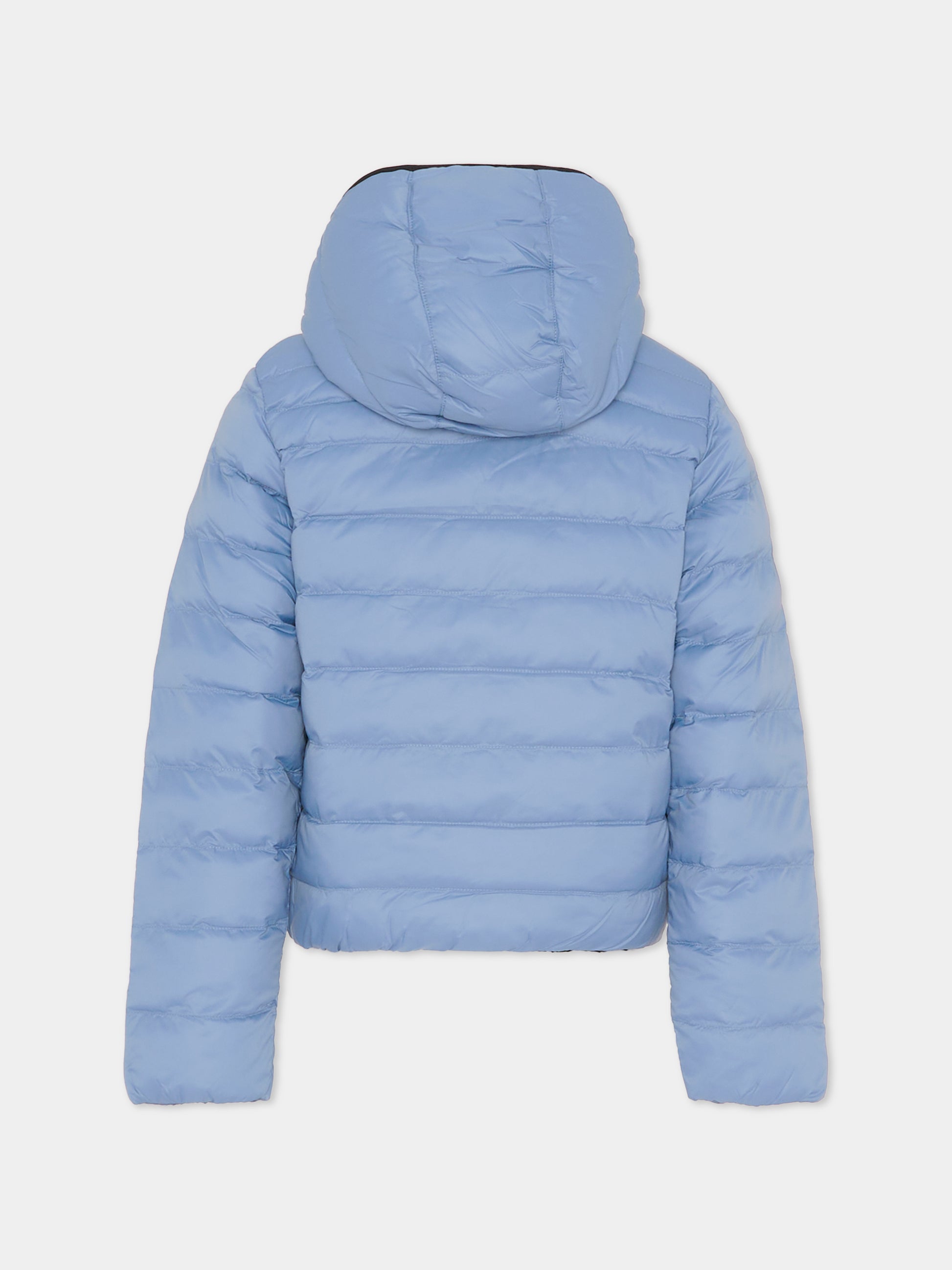 Piumino blu reversibile per bambino con logo,Boss,J51235 049