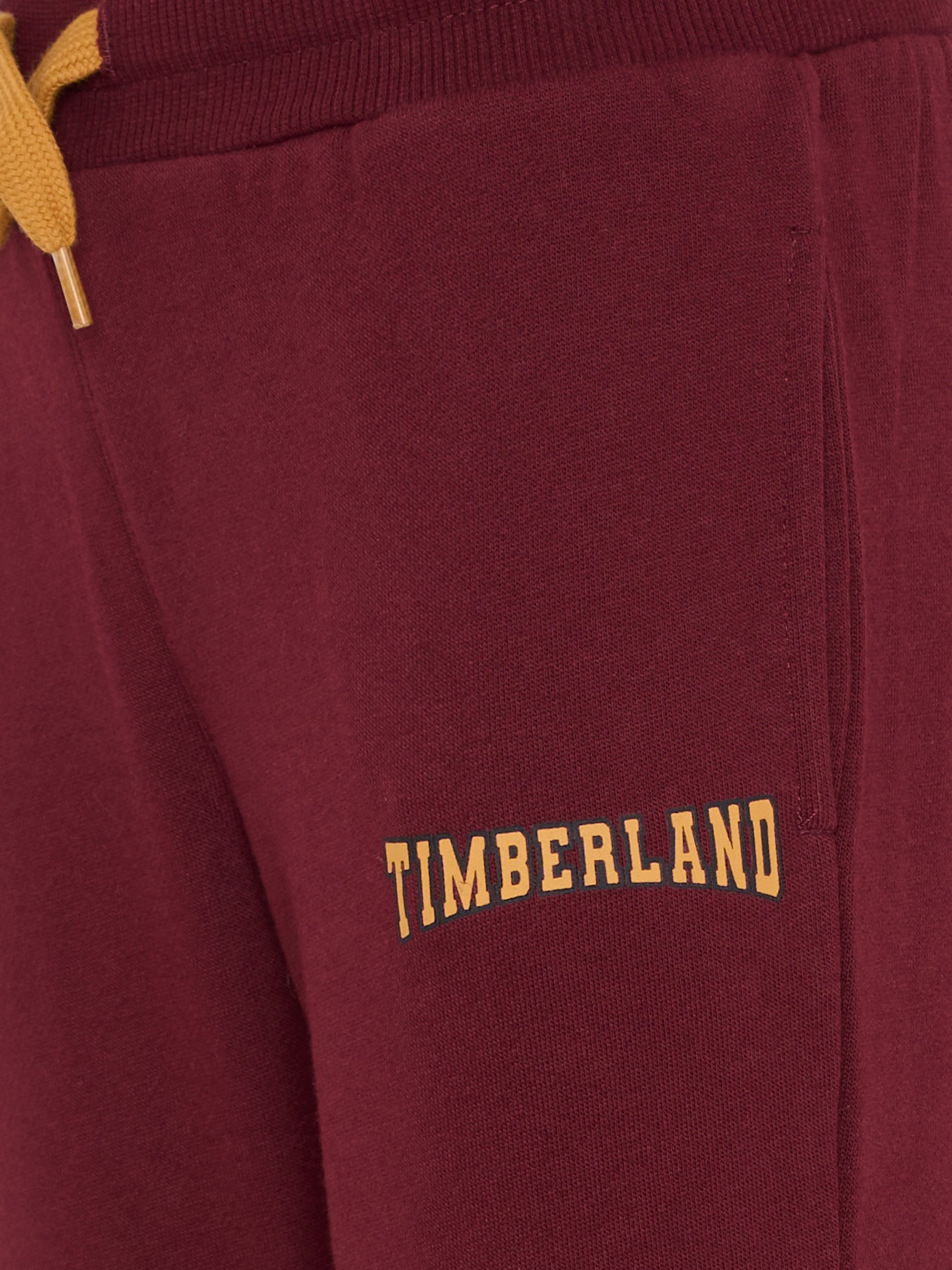 Pantaloni bordeaux per bambino con logo,Timberland,T60329 95A