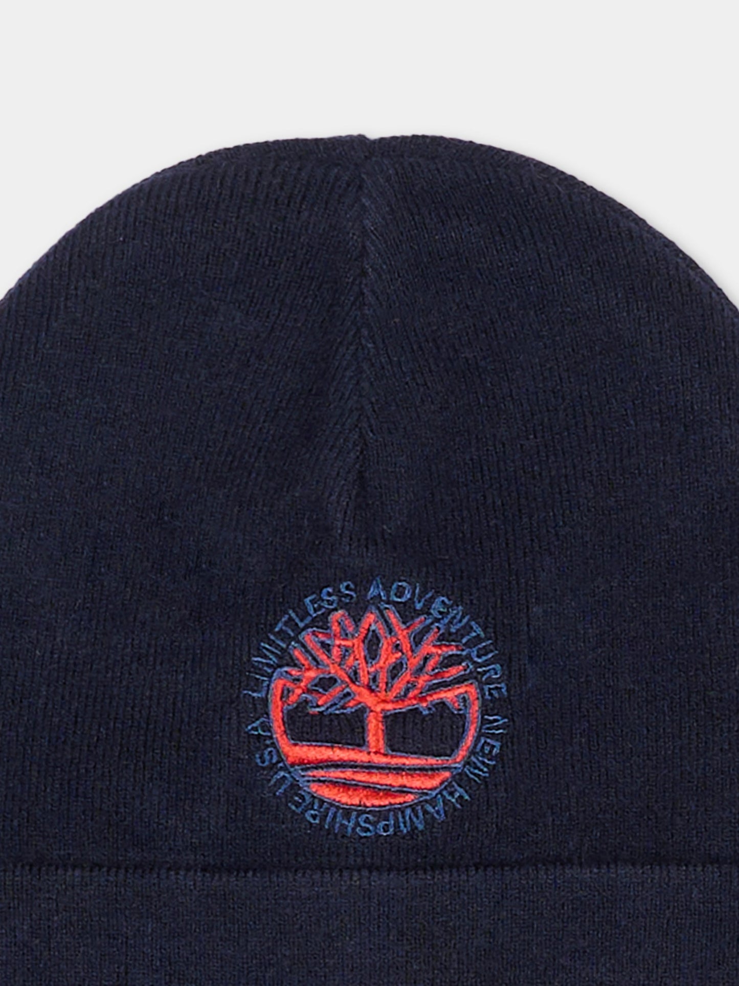 Berretto blu per neonato con logo,Timberland,T60354 83D