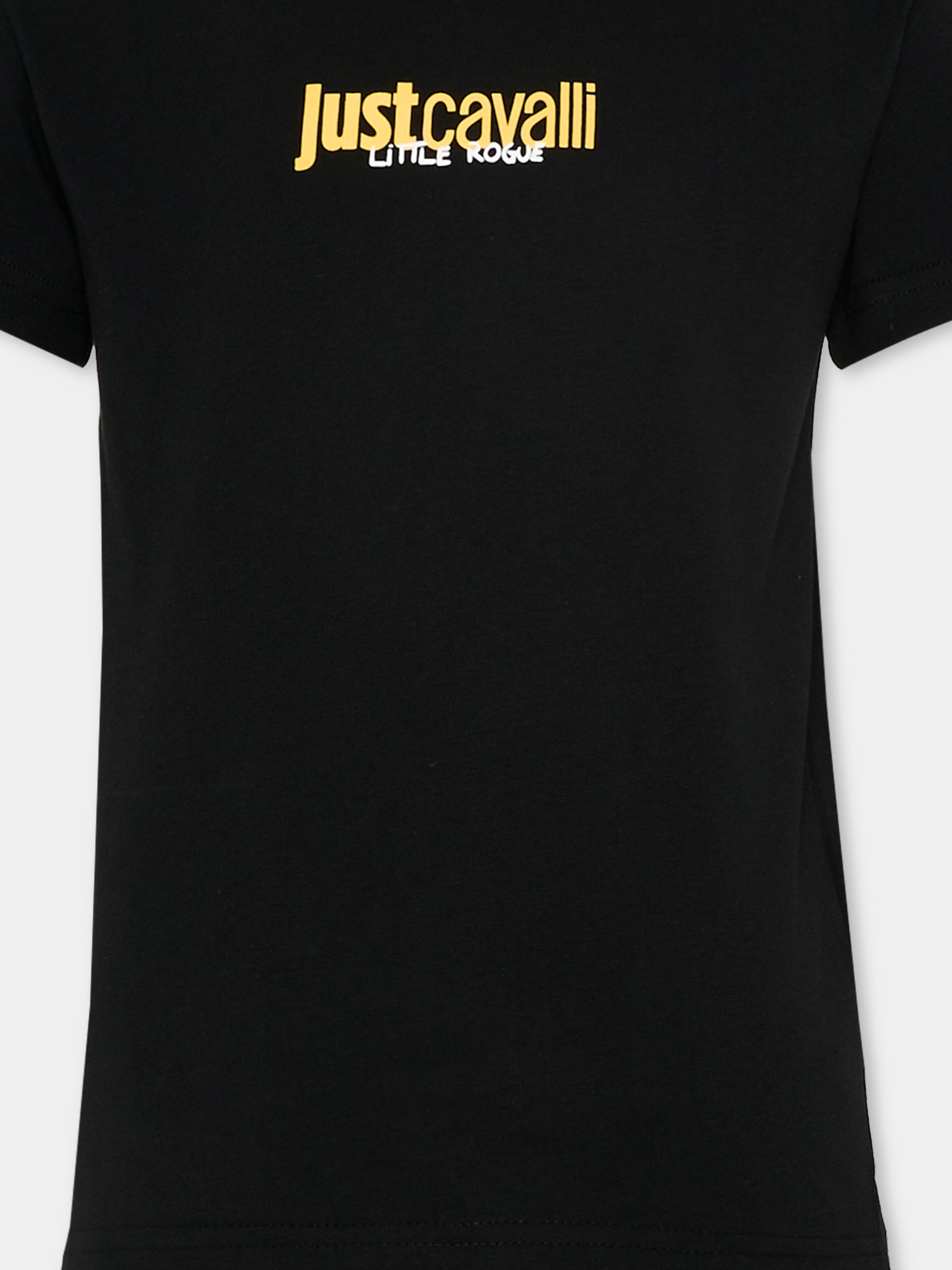 Completo sportivo nero per bambino con logo,Just Cavalli Kids,JIP26044CJ BLACK