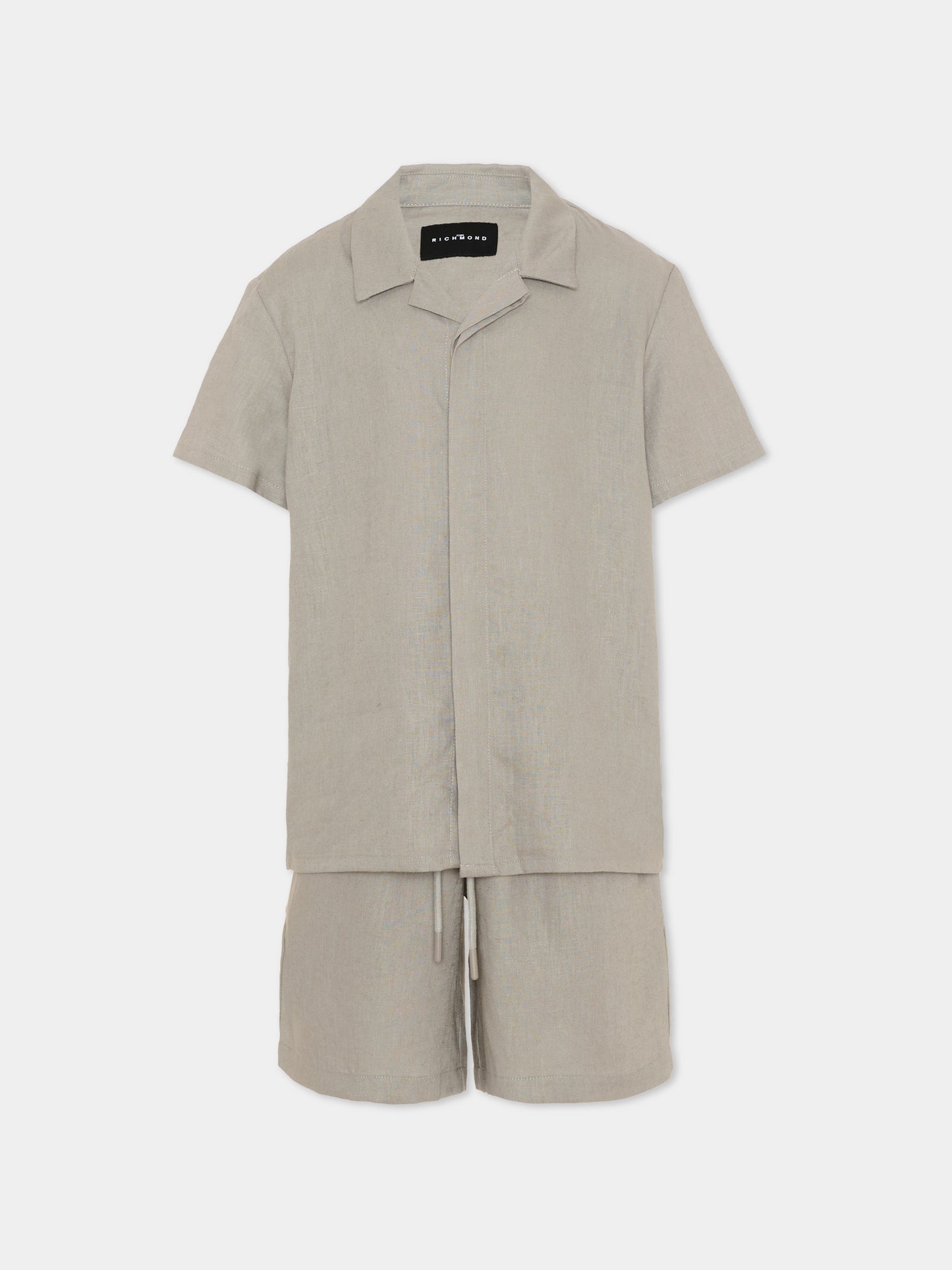 Completo elegante grigio per bambino,Richmond,RBP26213CL GREY ULTIMATE