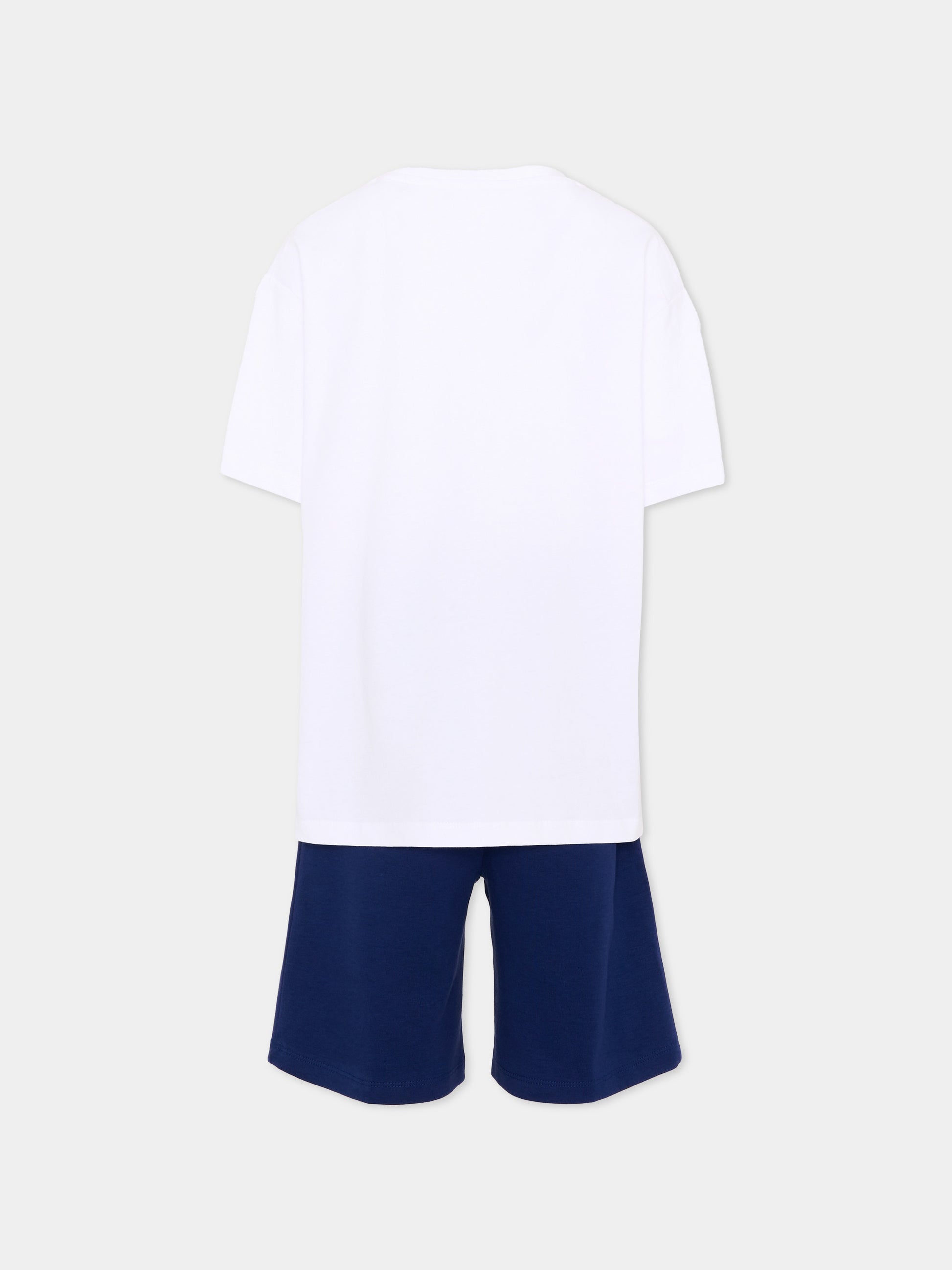 Completo sportivo bianco per bambino con logo,Richmond,RBP26019CJ WHITE