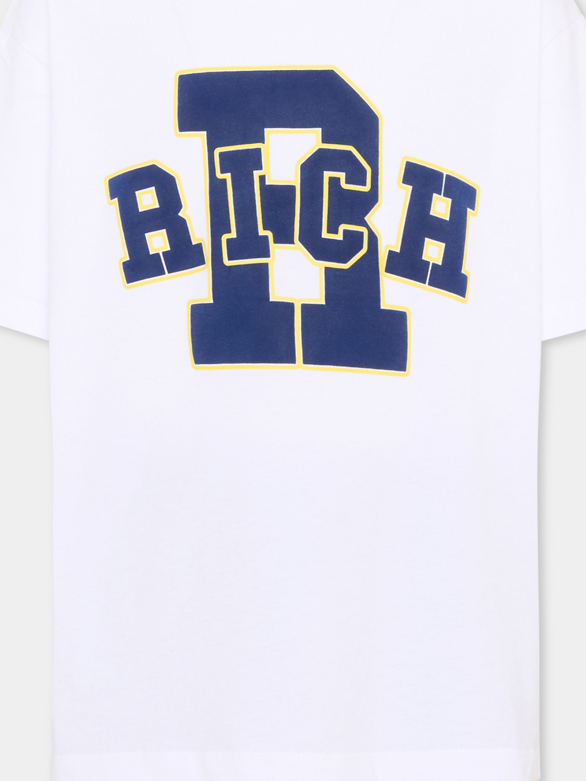 Completo sportivo bianco per bambino con logo,Richmond,RBP26019CJ WHITE