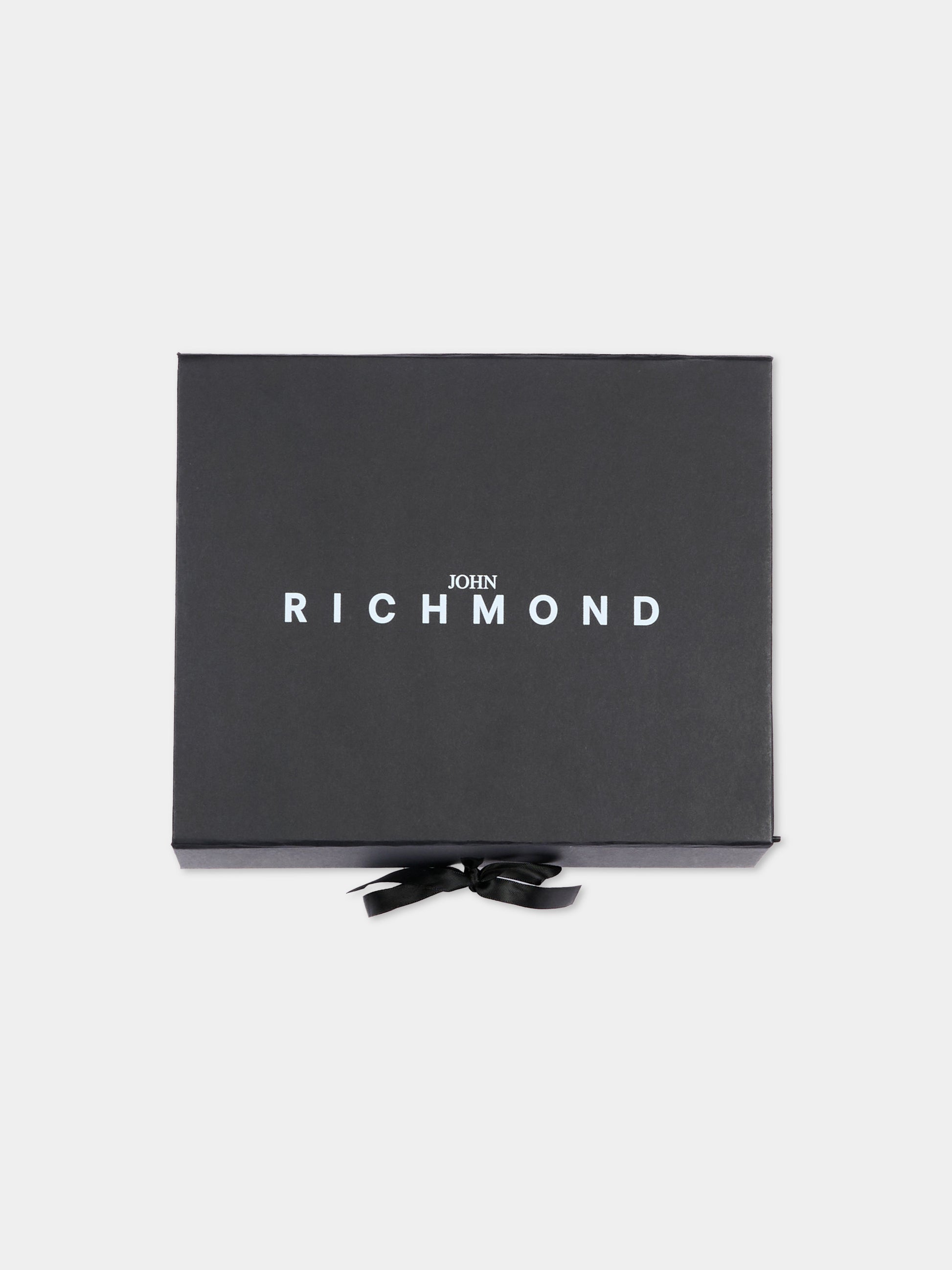 Set tutina grigio per neonato con logo,Richmond,RLP26001TU GREY