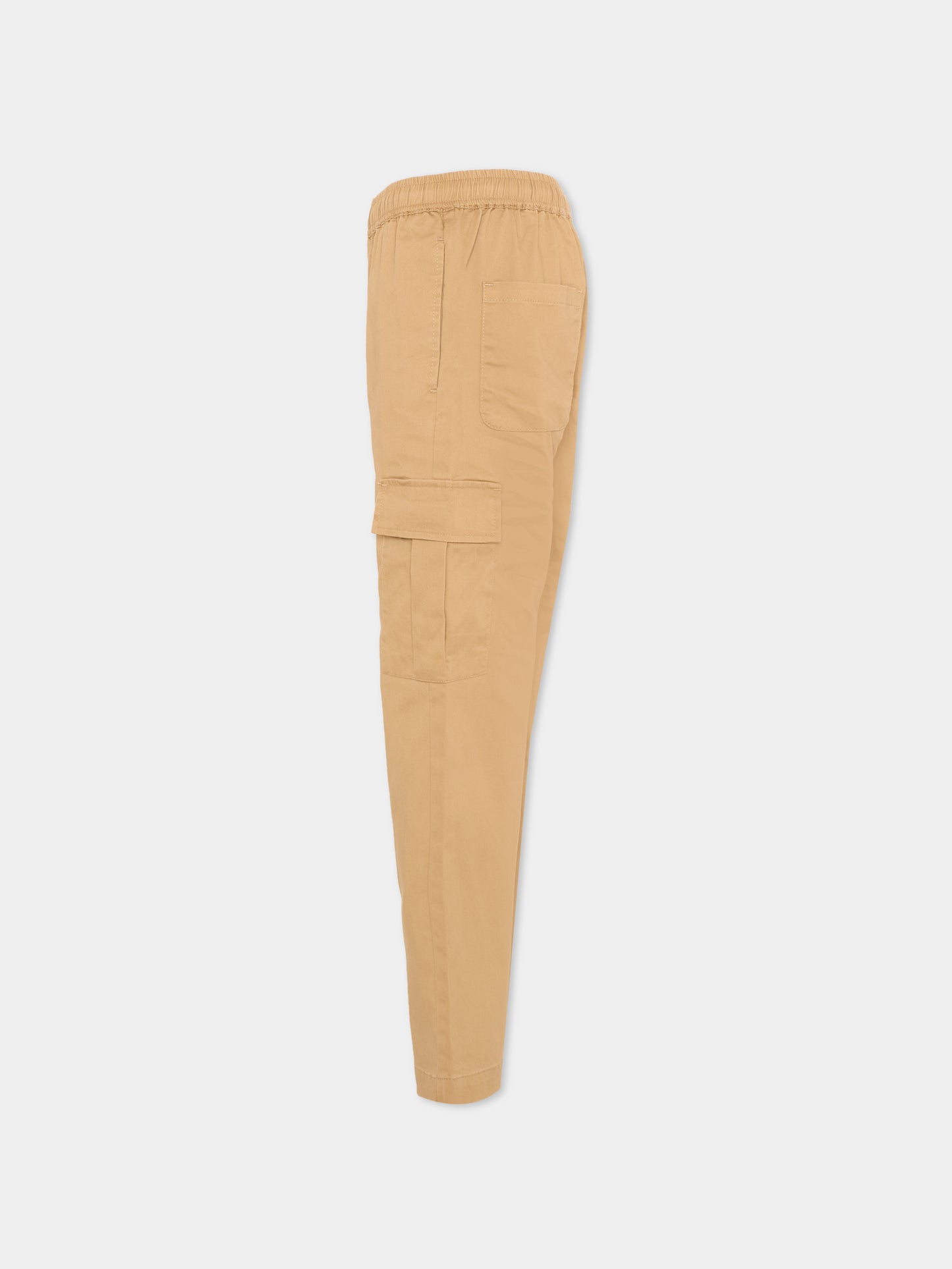 Pantalone marrone per bambino cargo,Trussardi Junior,TBP26133PA BROWN MACCHIATO