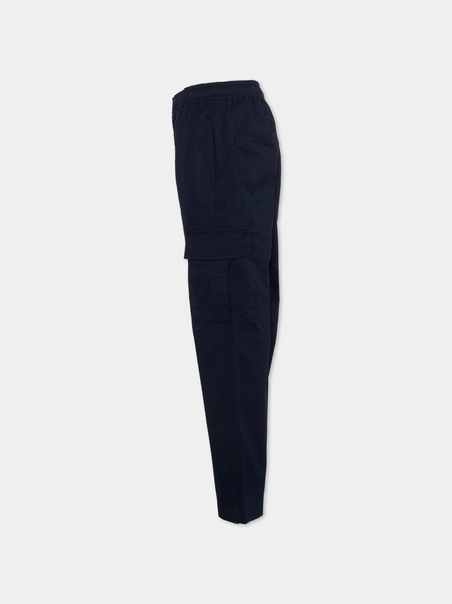 Pantaloni blu per bambino cargo,Trussardi Junior,TBP26133PA BLUE ESTATE