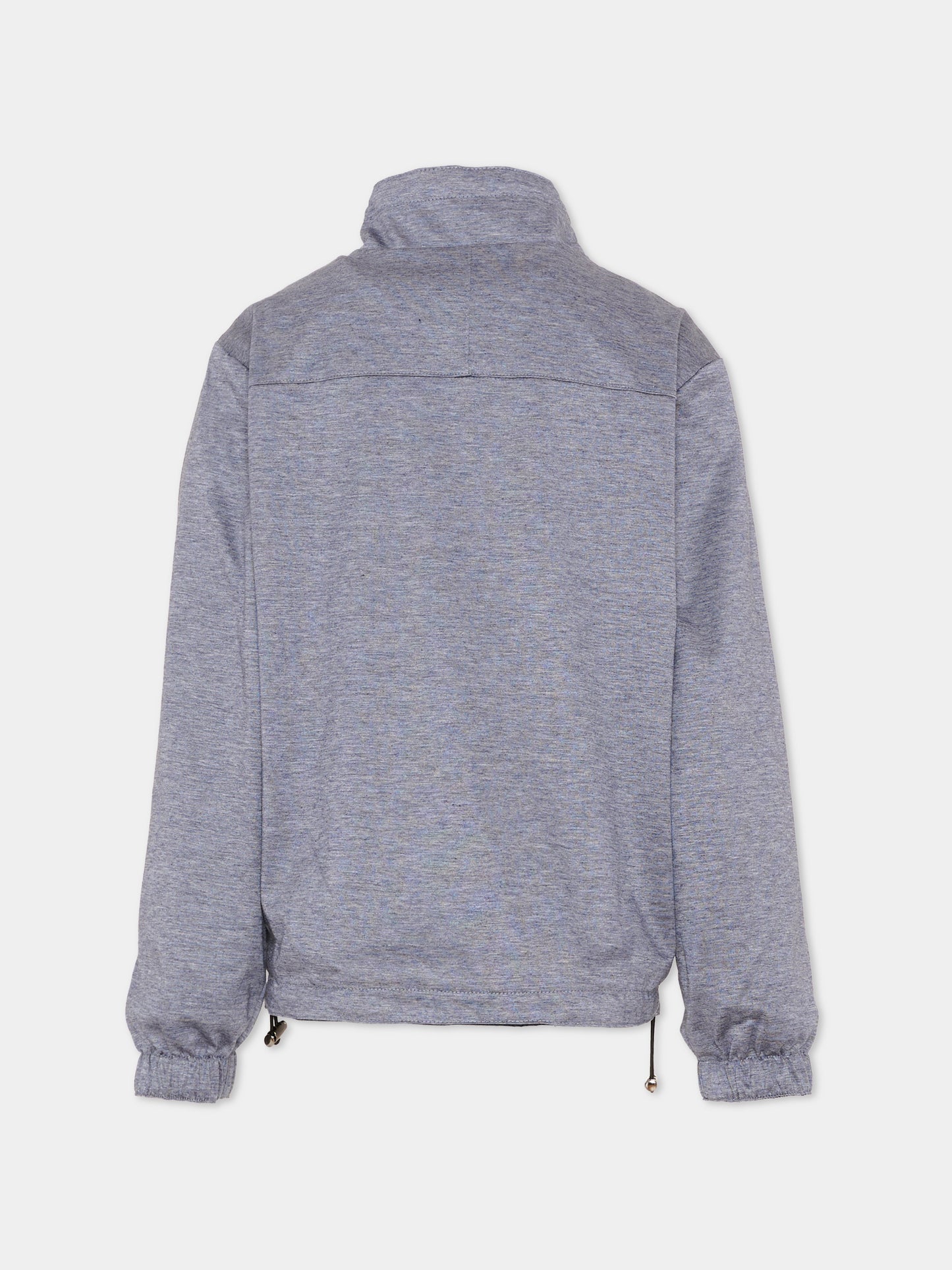 Bomber blu per bambino reversibile,Trussardi Junior,TBP26135GB BLUE ESTATE