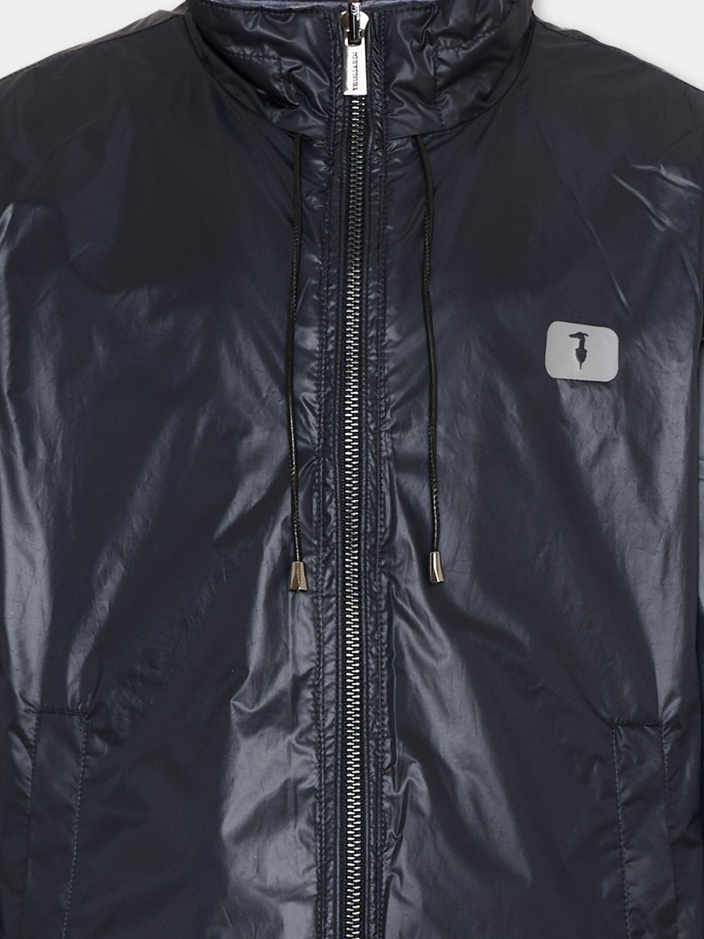 Bomber blu per bambino reversibile,Trussardi Junior,TBP26135GB BLUE ESTATE