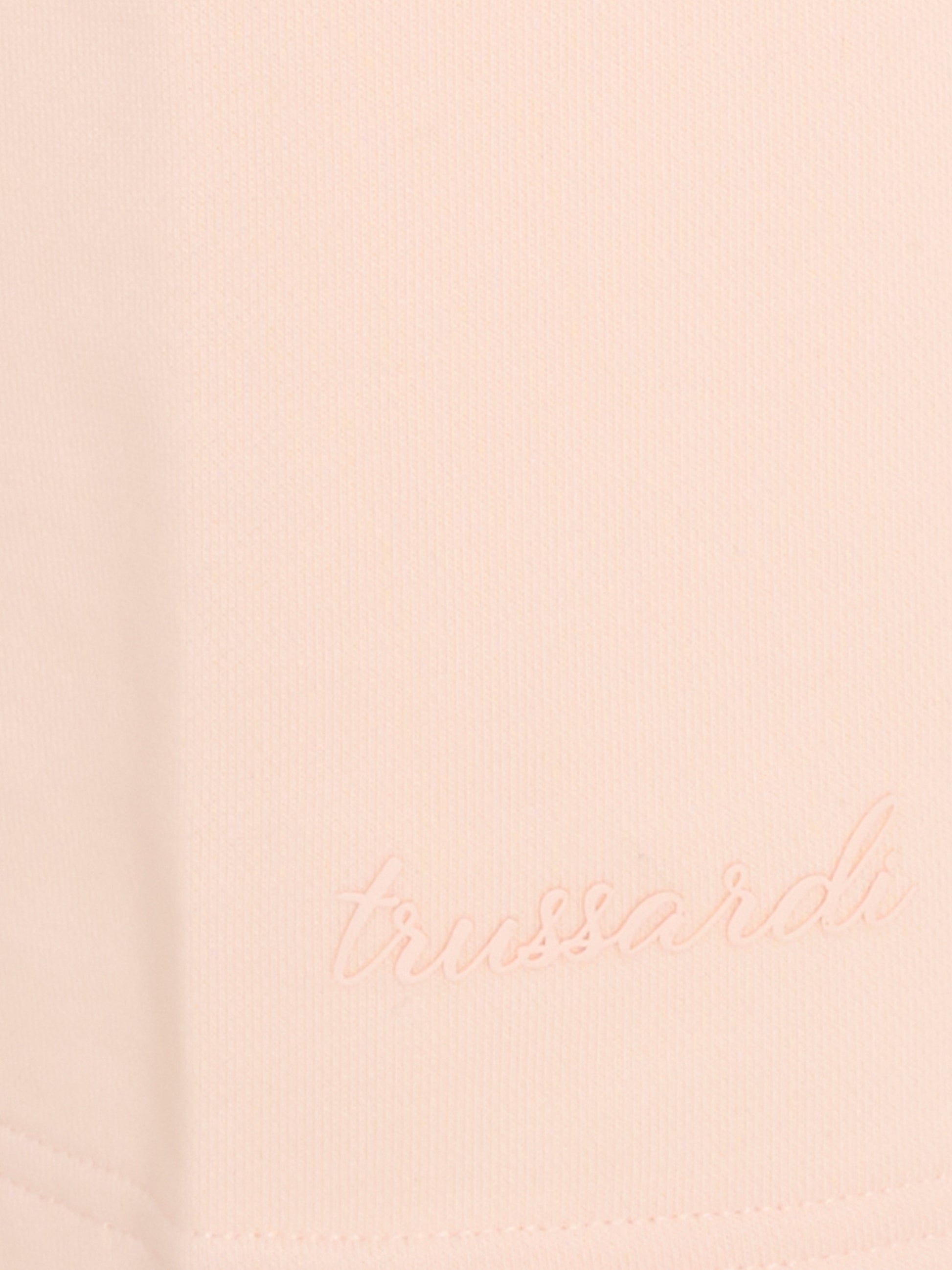 Pantaloni sportivi rosa per bambina con logo,Trussardi Junior,TGP26012PA PINK SCALLOP SHELL