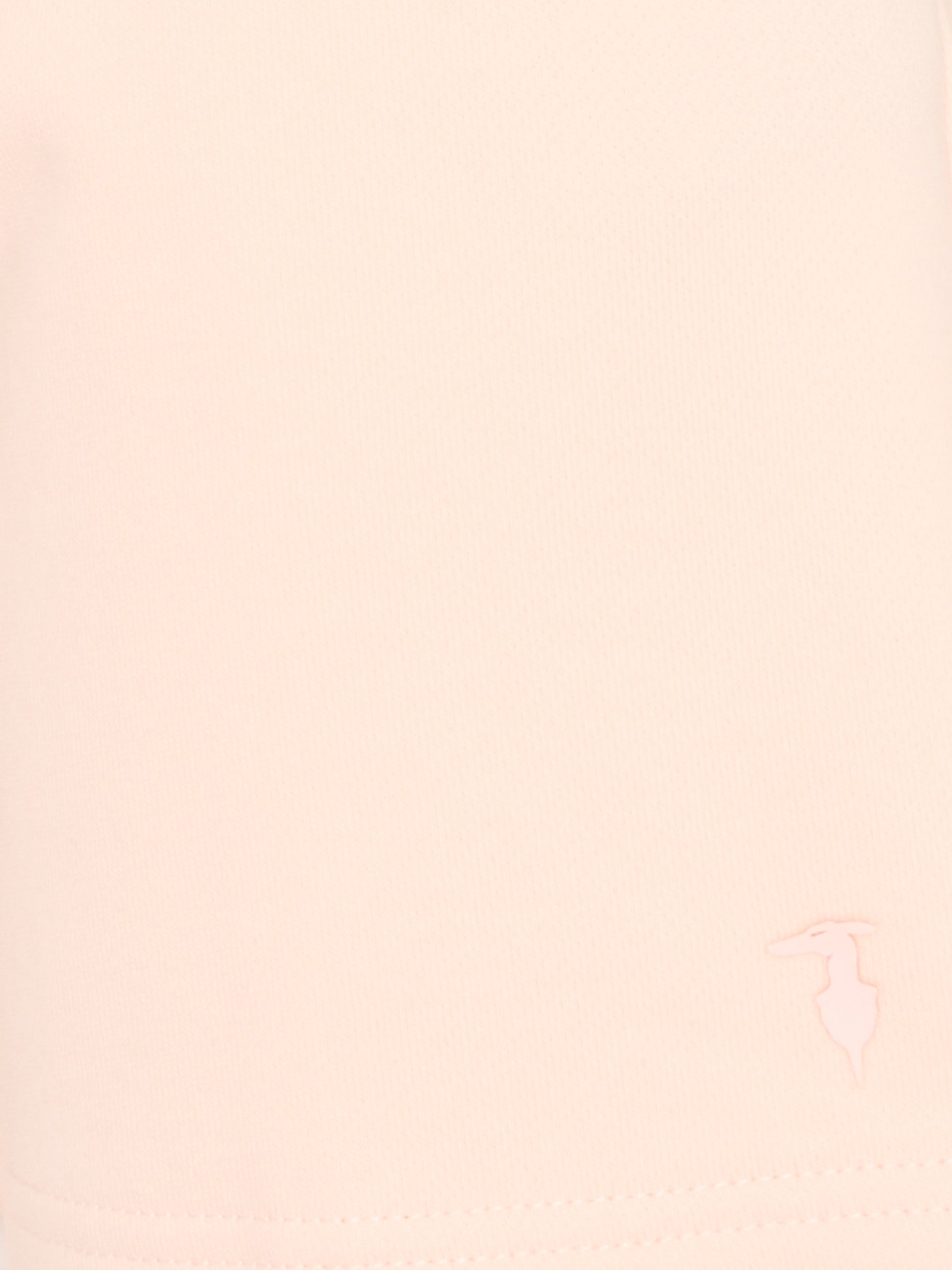 Shorts sportivi rosa per bambina con levriero,Trussardi Junior,TIP26024SH PINK SCALLOP SHELL