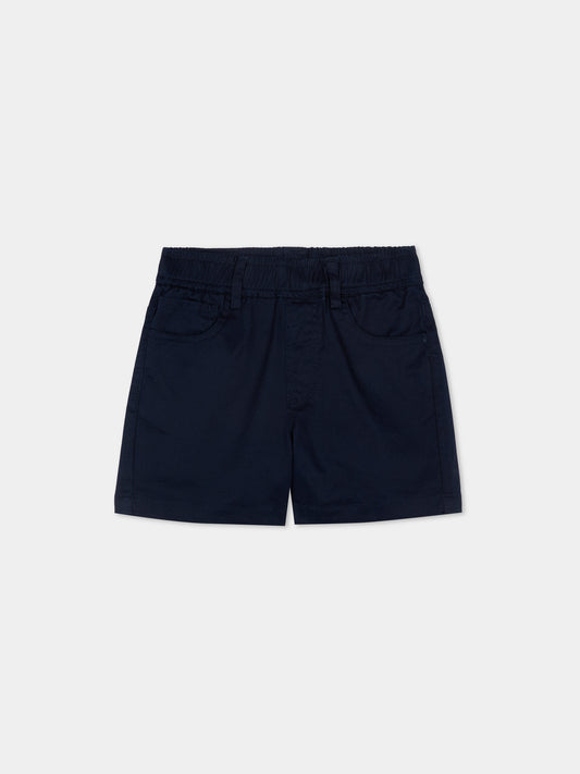 Shorts blu per neonato,Trussardi Junior,TIP26074BE BLUE ESTATE
