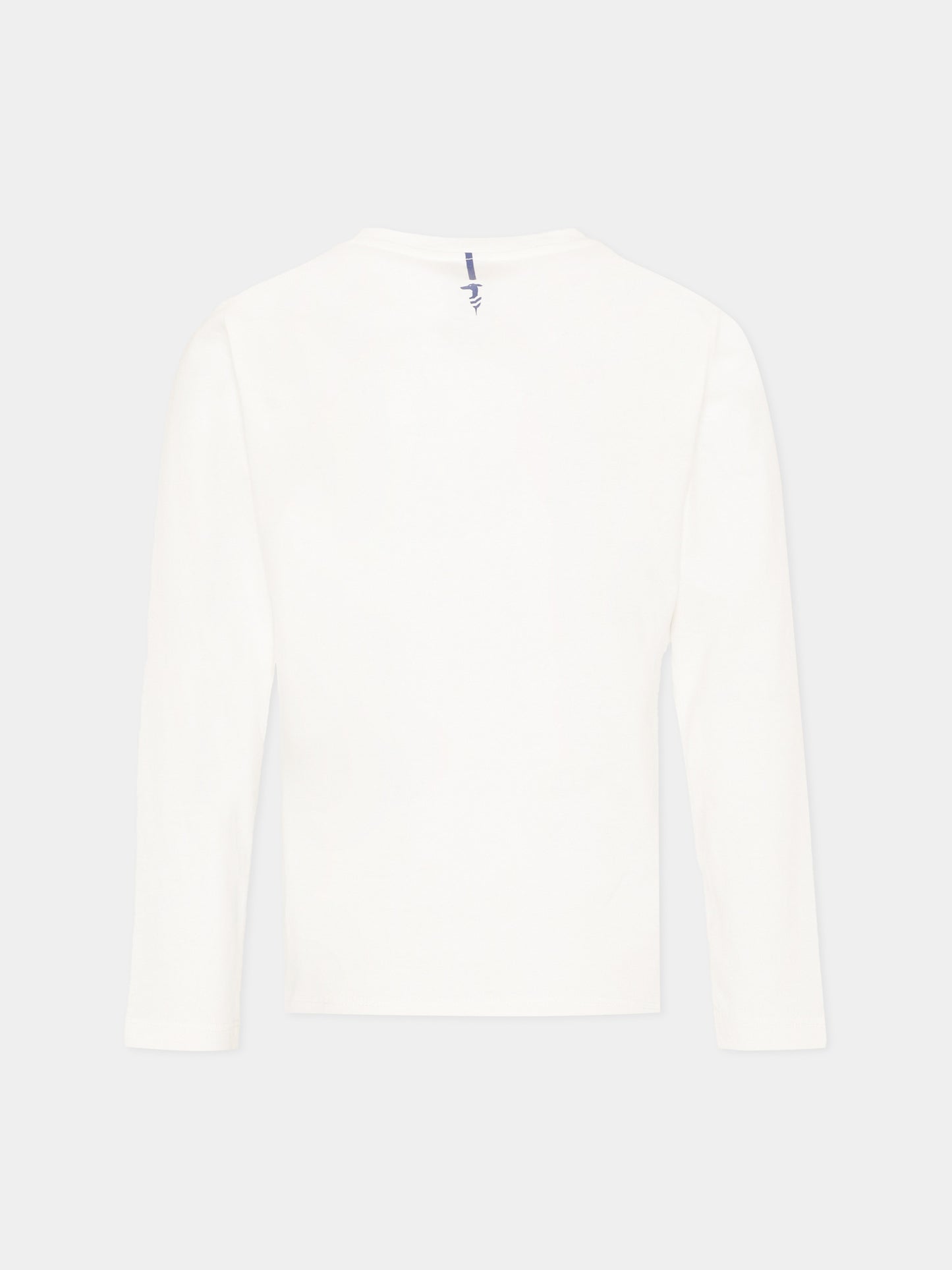 T-shirt bianca per bambino con logo,Trussardi Junior,TIP26106TS OFF-WHITE