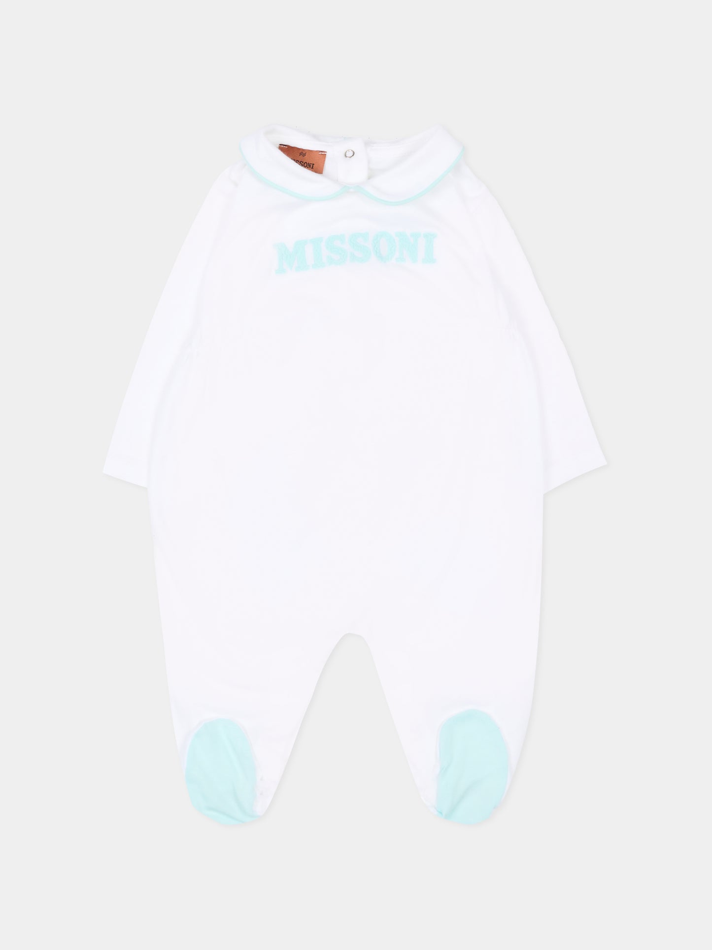 Set bianco per naontao con logo,Missoni,MUB500 J0177 100CE