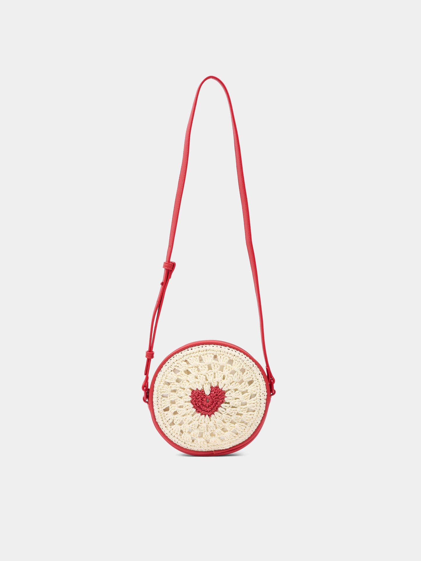 Borsa rossa per bambina con cuore,Stella Mccartney Kids,TU0B78 Z1924 165