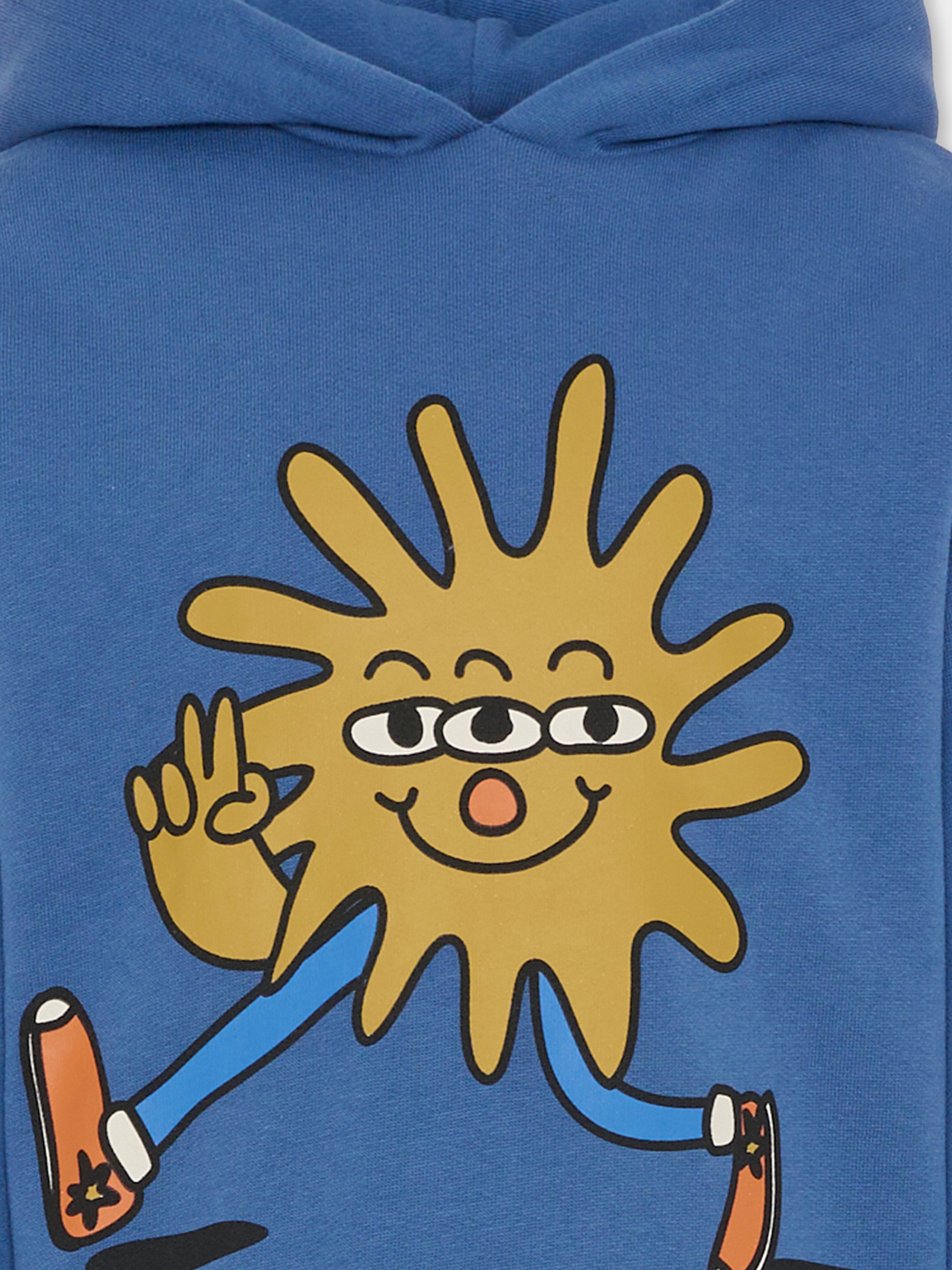 Felpa blu per bambino con sole,Stella Mccartney Kids,TV4P70 Z0453 624