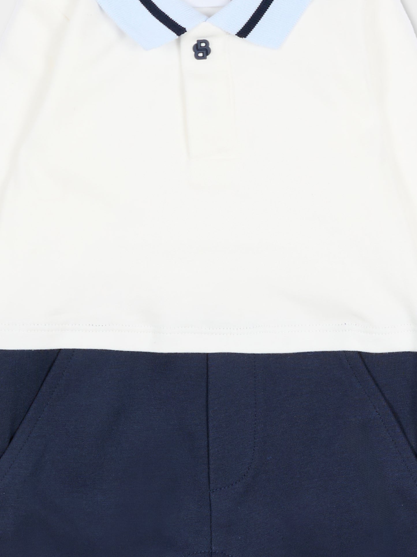 Tutina avorio per neonato con logo,Boss,J52529 117