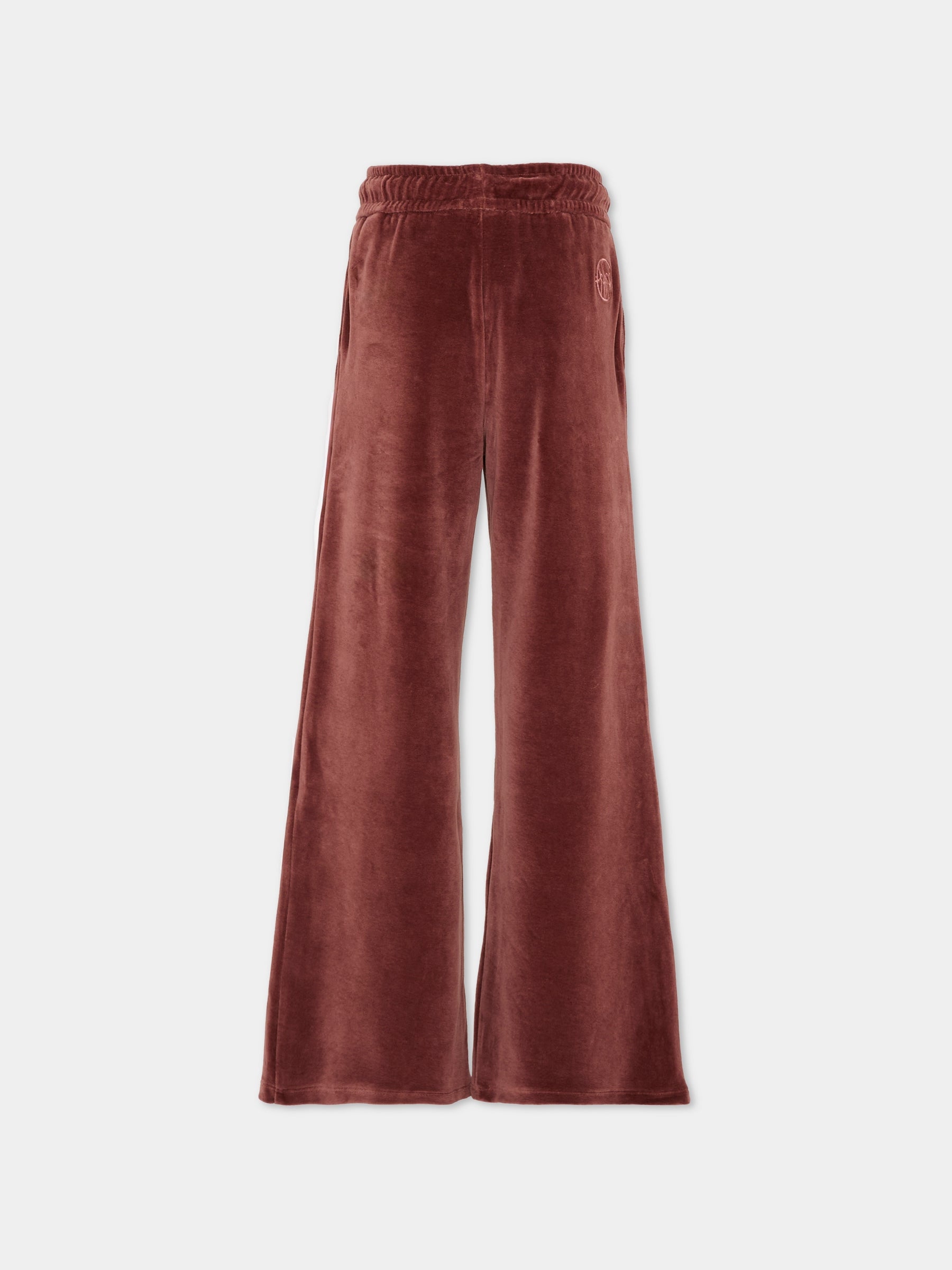 Pantaloni per bambina con logo rosa,Chloé Kids,C20629 958