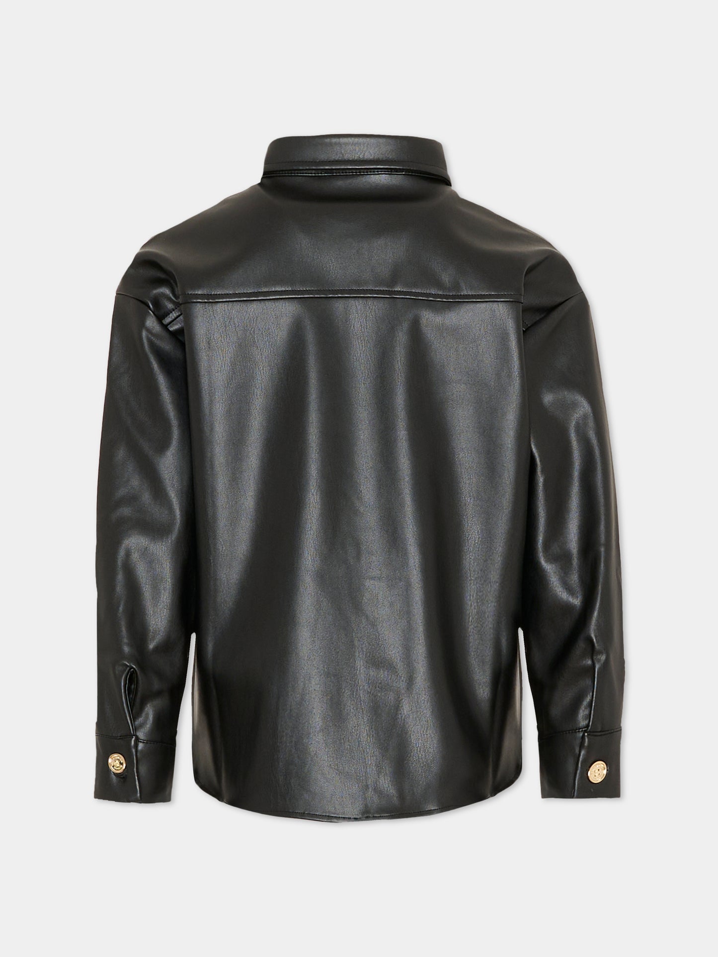 Camicia nera per bambina,Michael Kors,R30437 09B