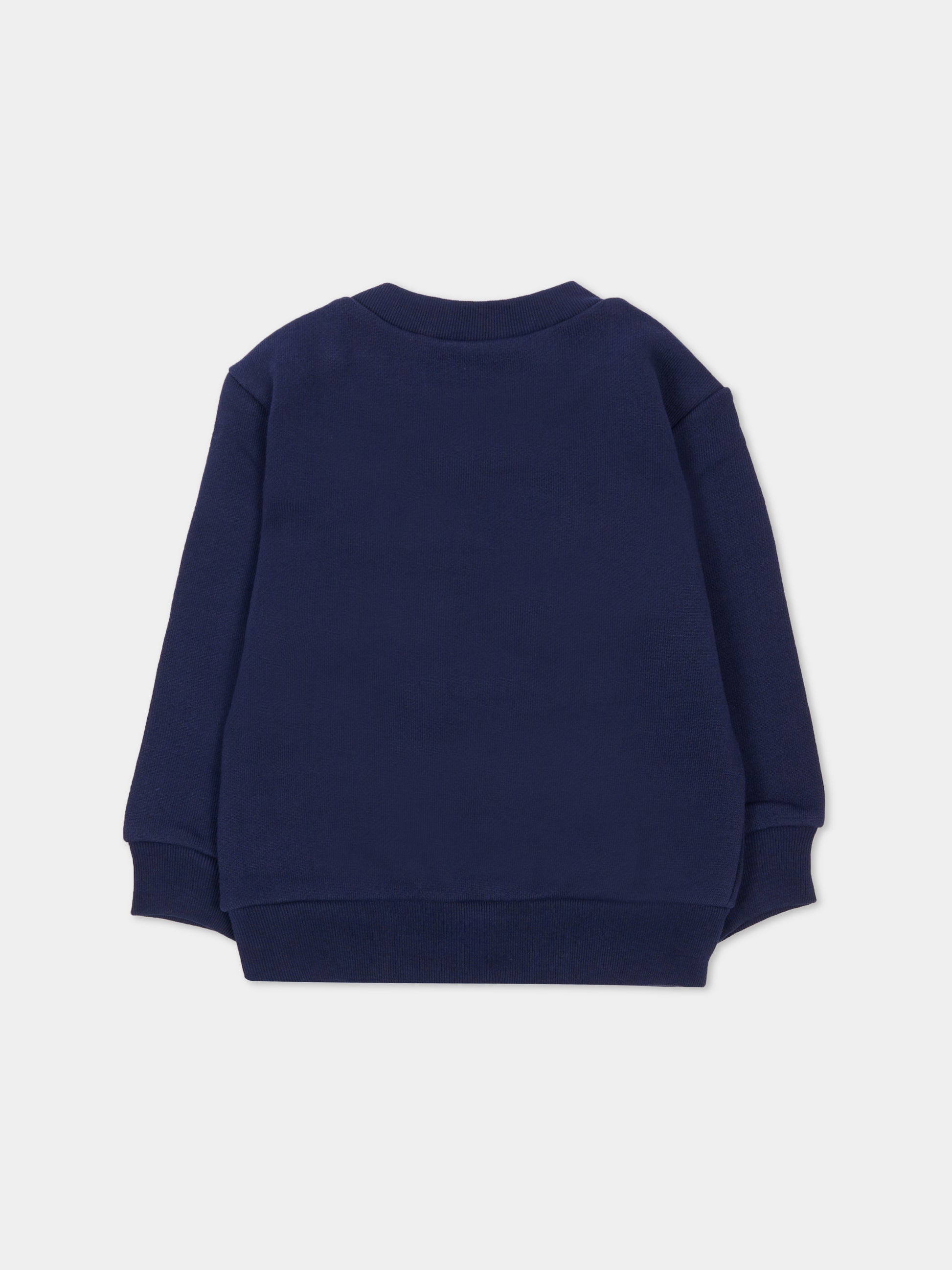 Felpa blu per neonato con logo,Dsquared2,DQ3099-D0AEY-DQ864