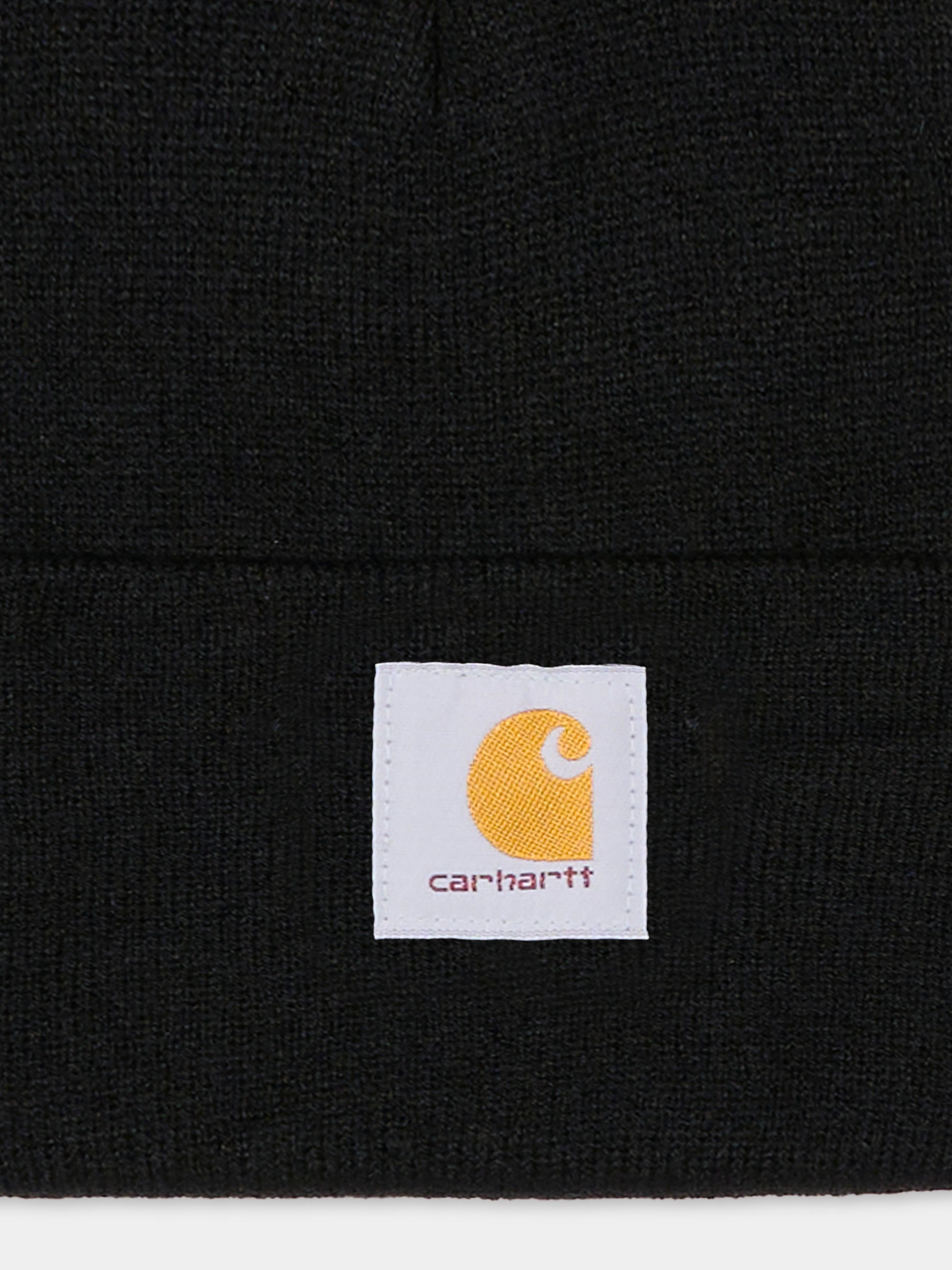 Berretto nero per bambini con patch,Carhartt,0200152 BLACK