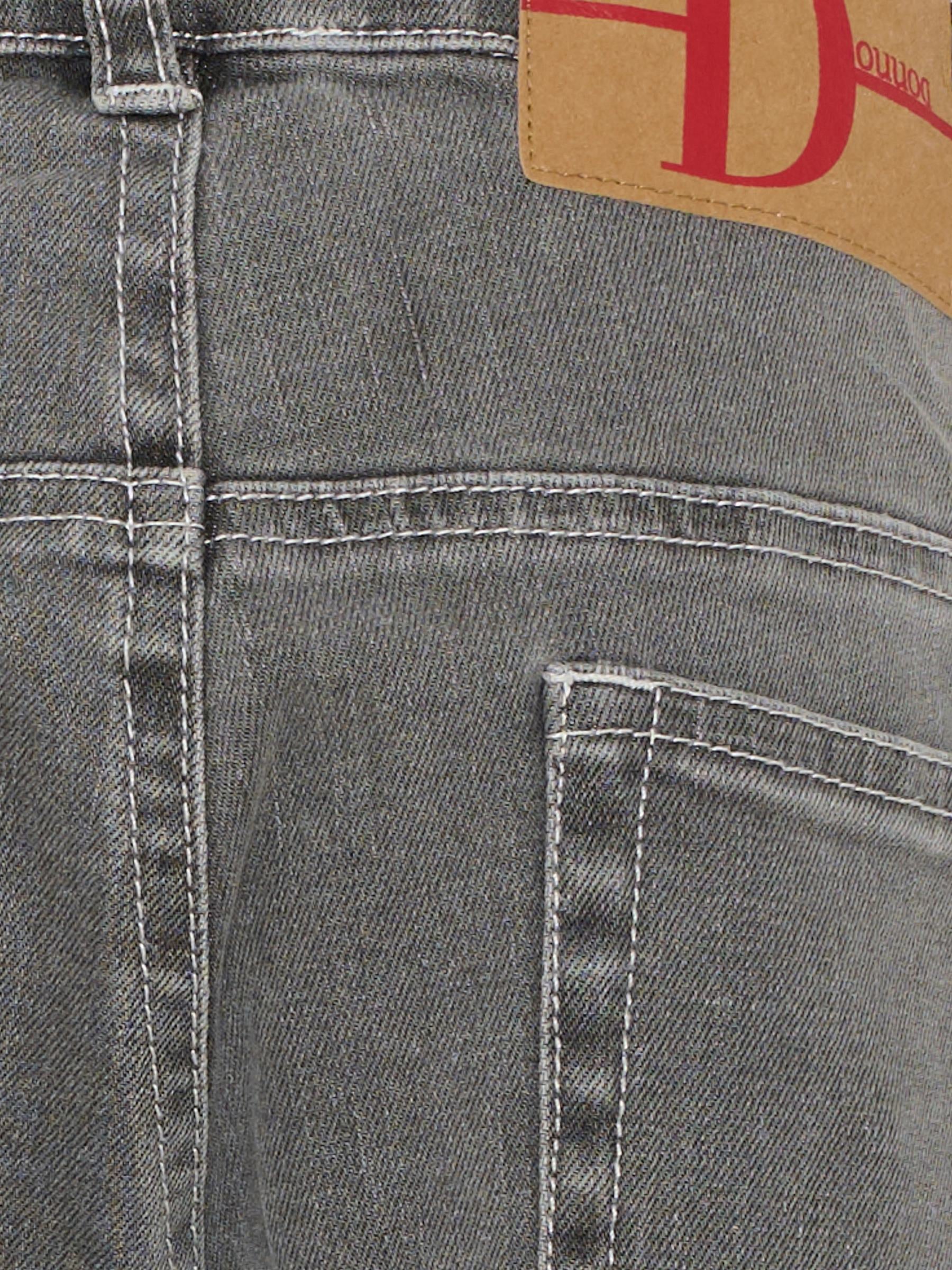 Jeans grigi per bambina con logo,Douuod Kids,DX6P20 Z2869 916