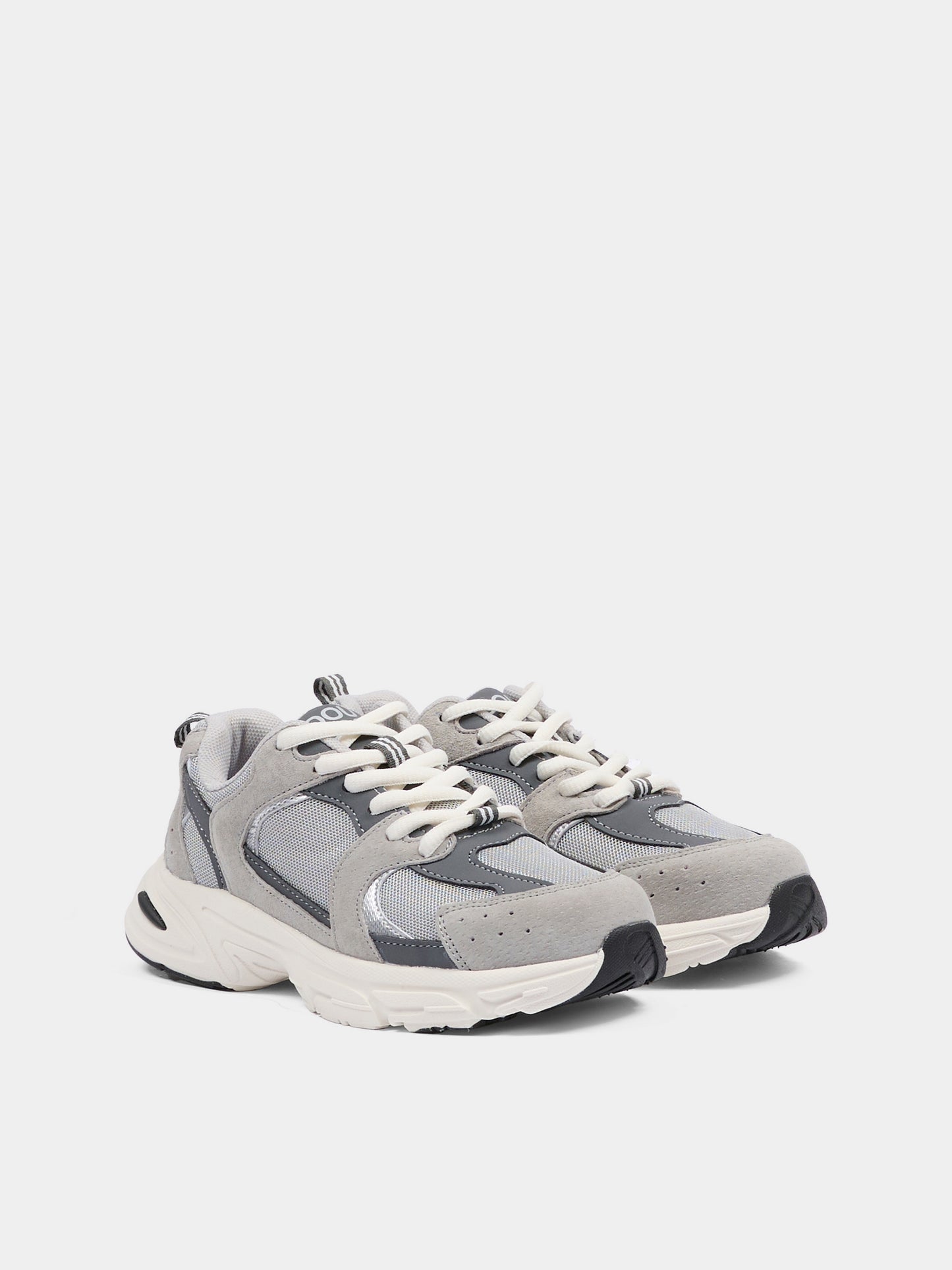 Sneakers grigie per bambini con charms,Douuod Kids X Coccolebimbi,28-GIBA486