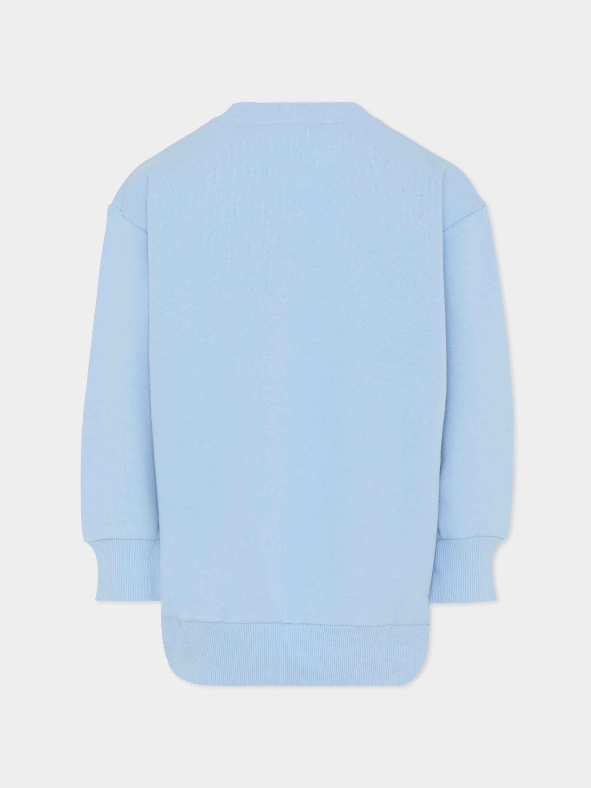 Felpa celeste con Pegaso per bambini,Etro,GX4P40 Z3183 650