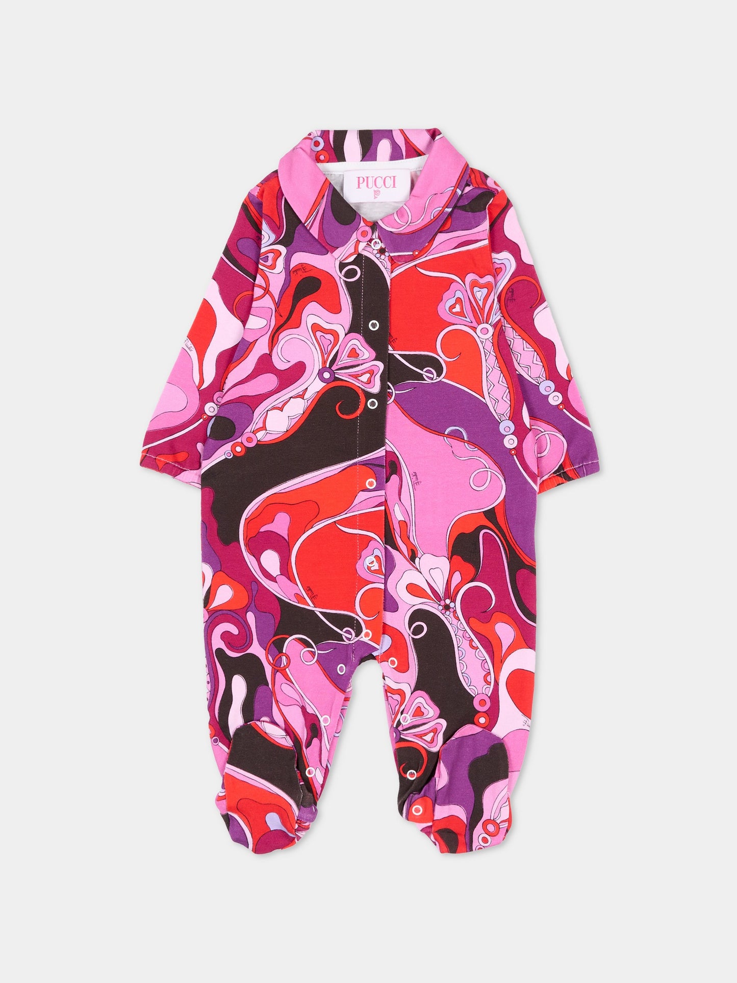 Set tutina con doudou fucsia per neonata