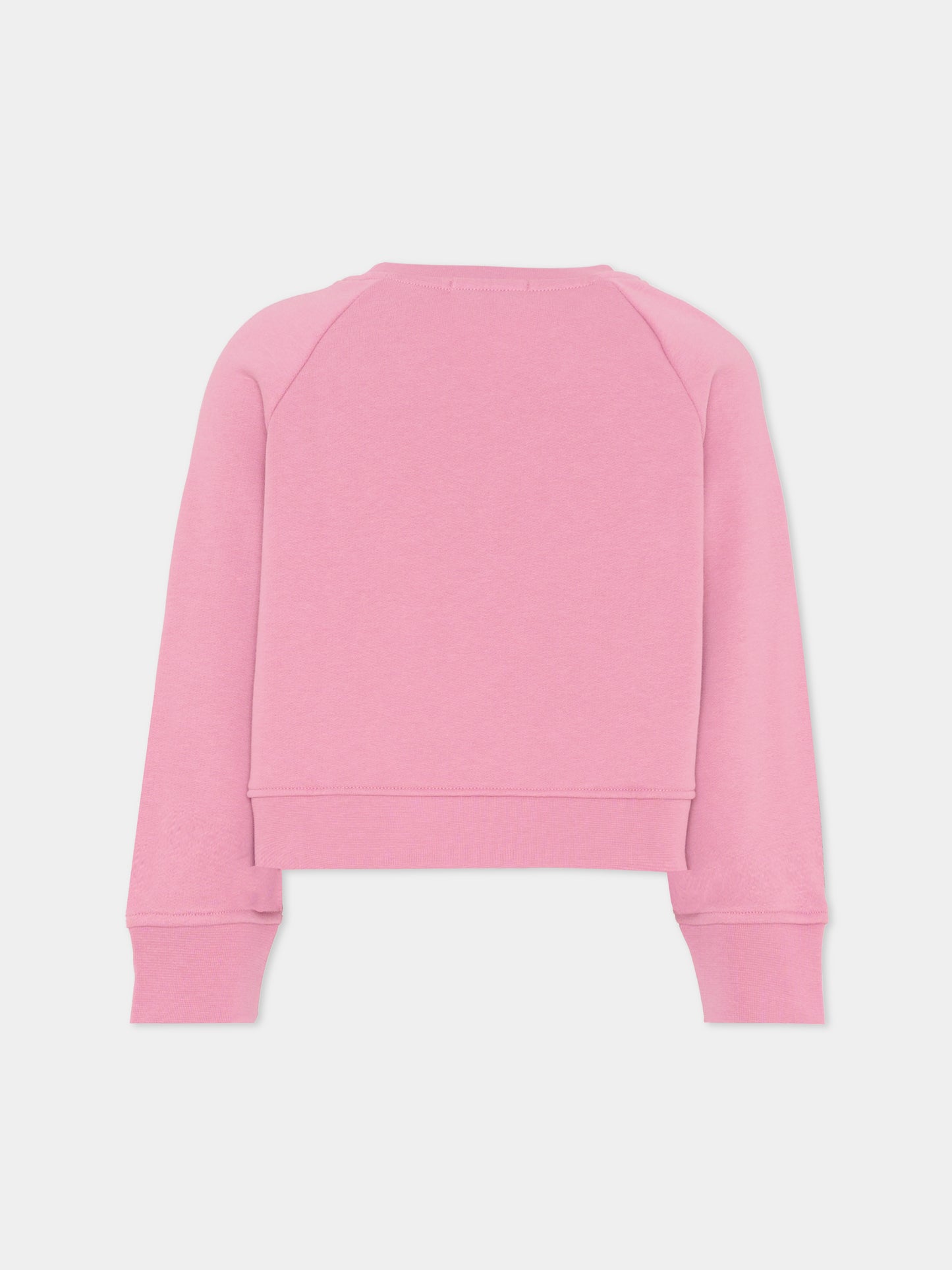 Felpe rosa con logo per bambina,Stella Mccartney Kids,TX4B20 Z0453 51I