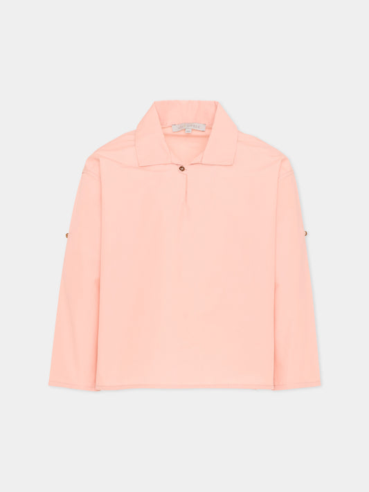 Polo rosa per bambina,Vélocipède,VLC-SS26-SH004 PINK