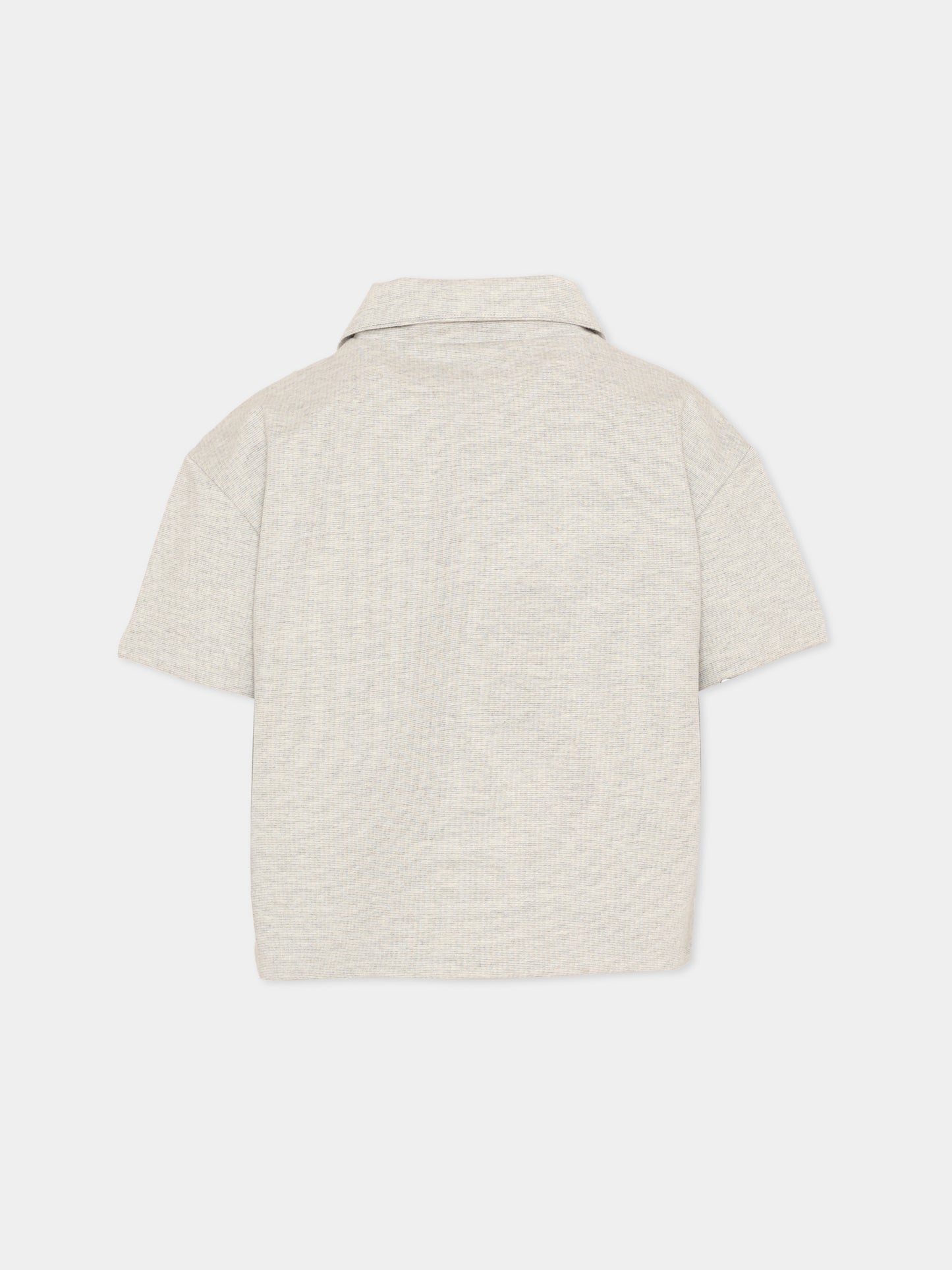 Giacca grigia per bambini,Vélocipède,VLC-SS26-JK003 GREY