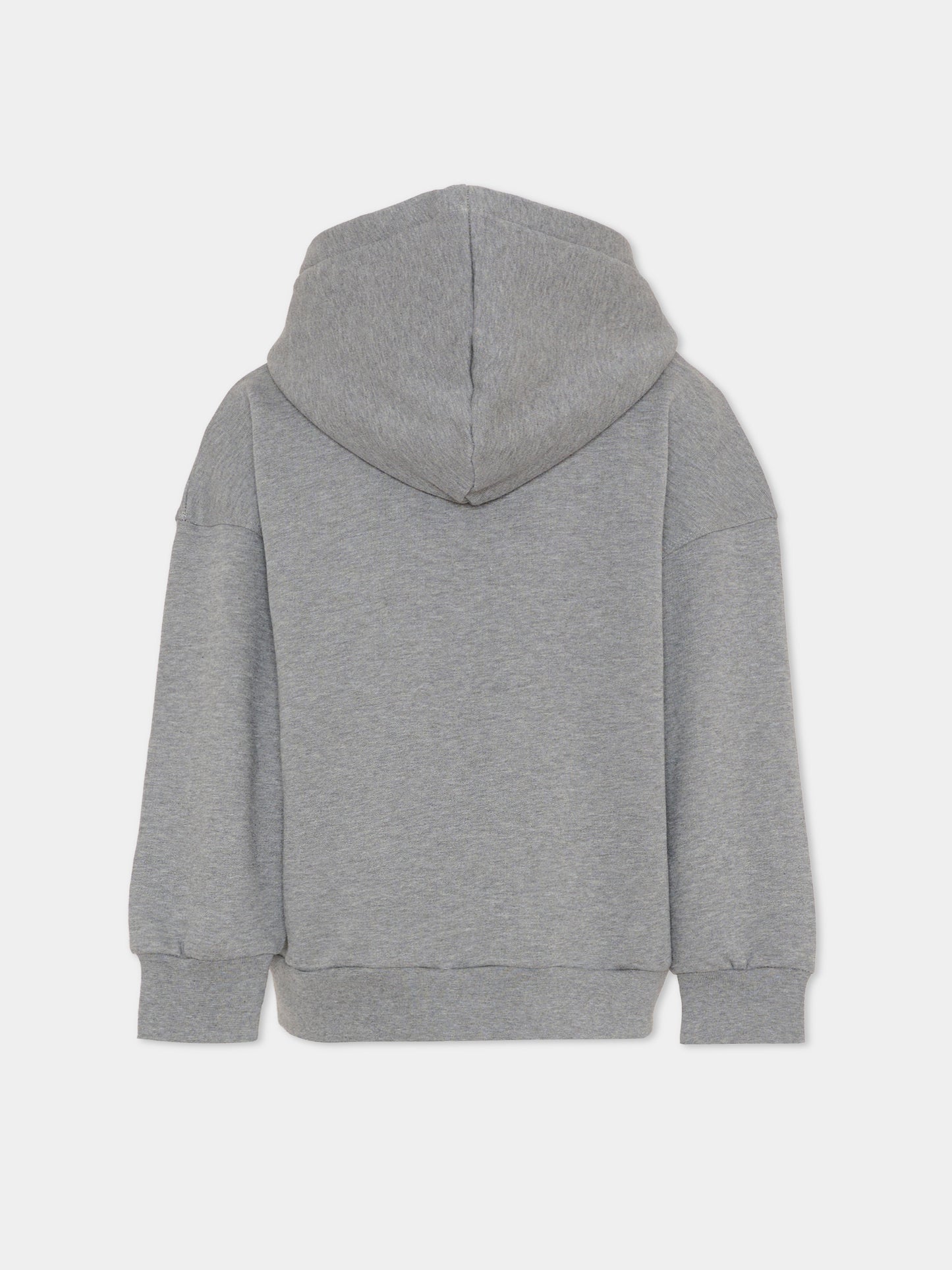 Felpa grigia per bambini con smile e logo,Barrow,F5BKJUZH049 104