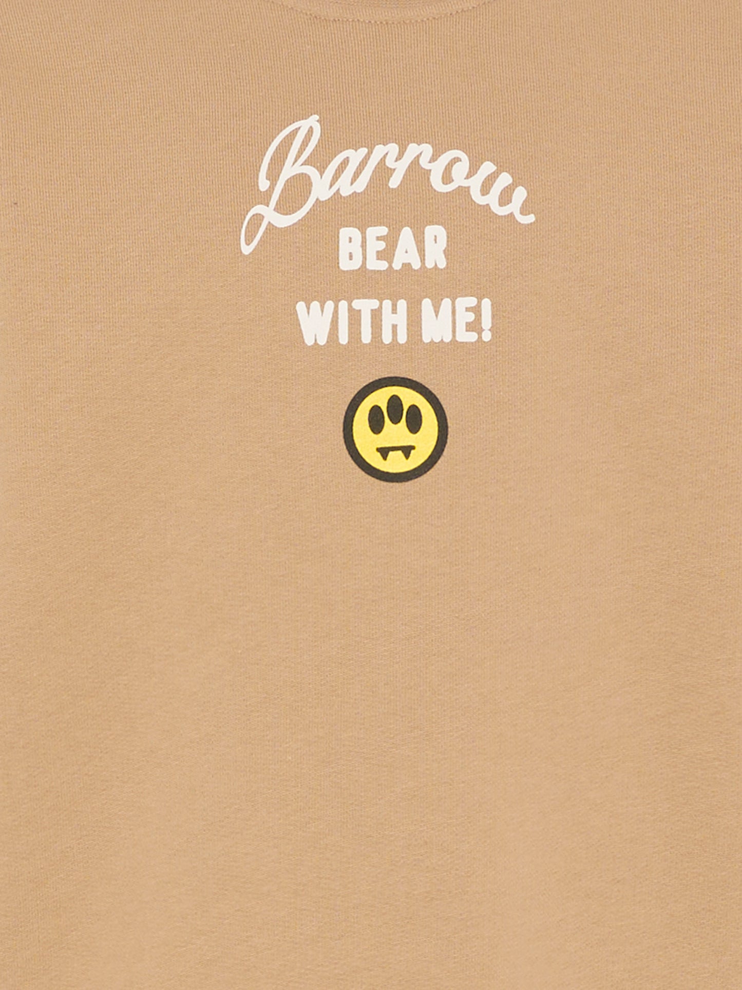 Felpa beige per bambina con Bear,Barrow,F5BKJGSW132 307