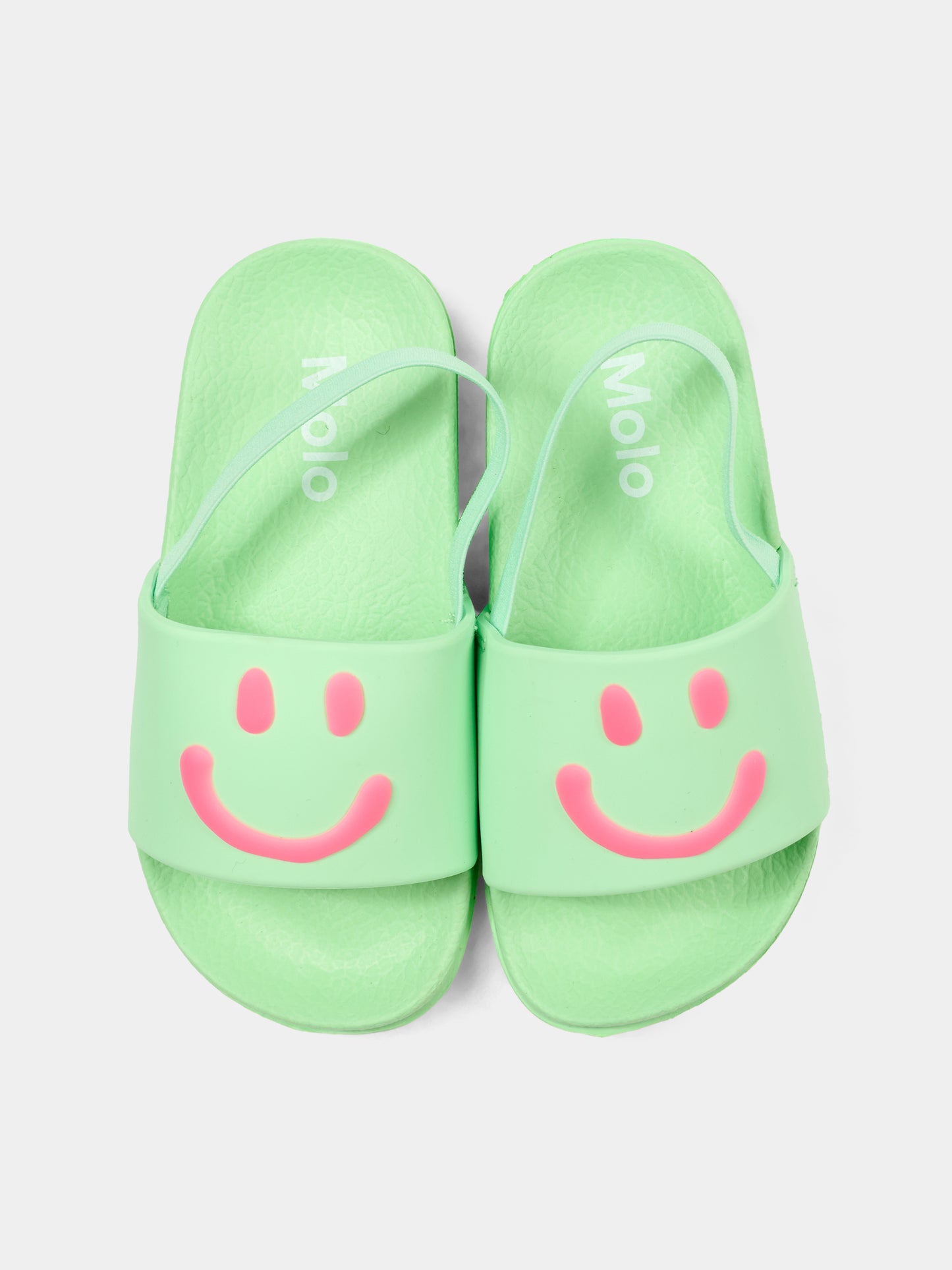 Ciabatte Zhappy verdi per bambina con smile,Molo,7S26U201 5610