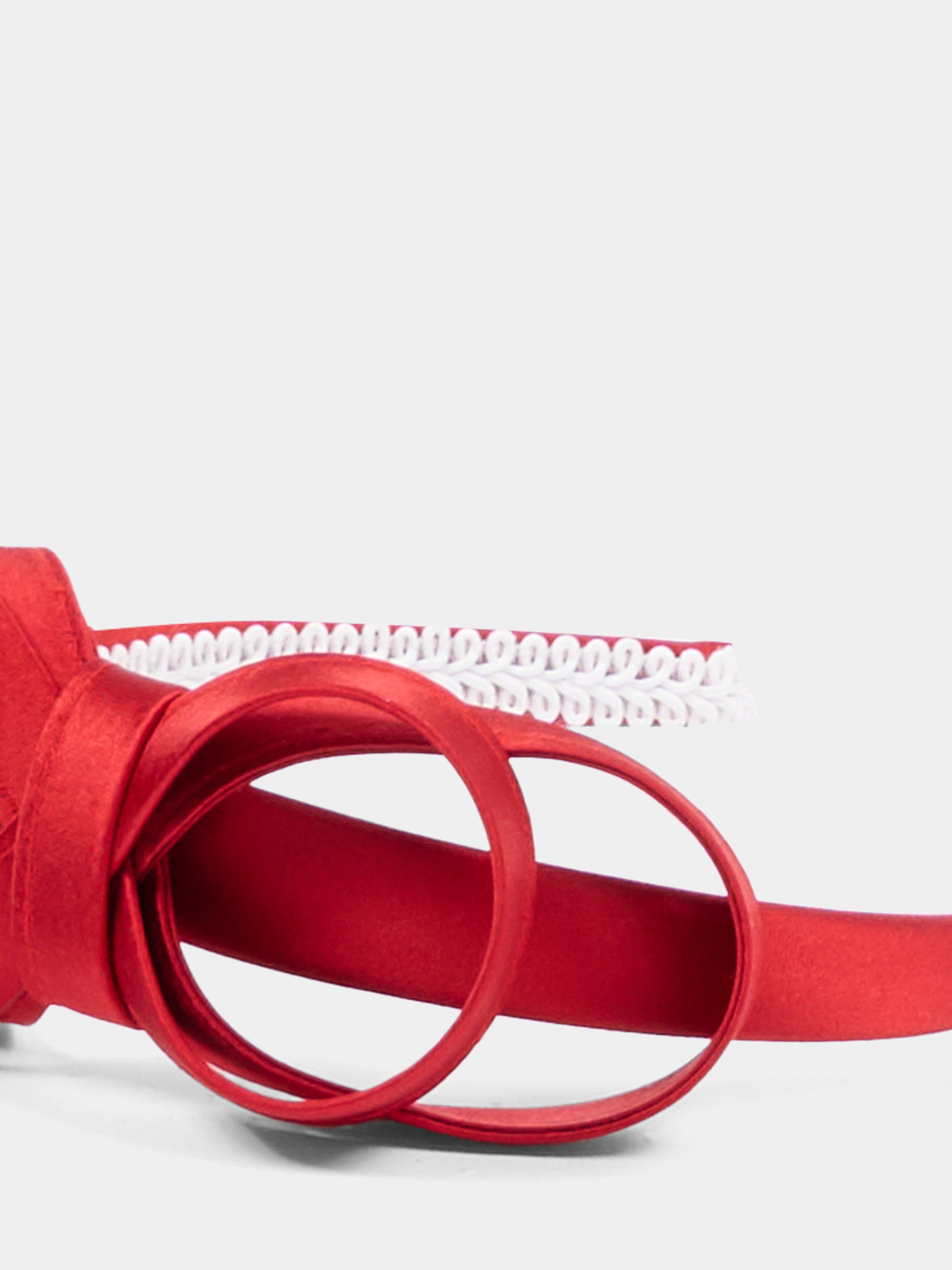 Cerchietto rosso per bambina con doppio fiocco,Nennè Studio,DOPPIO NODO ROSSO