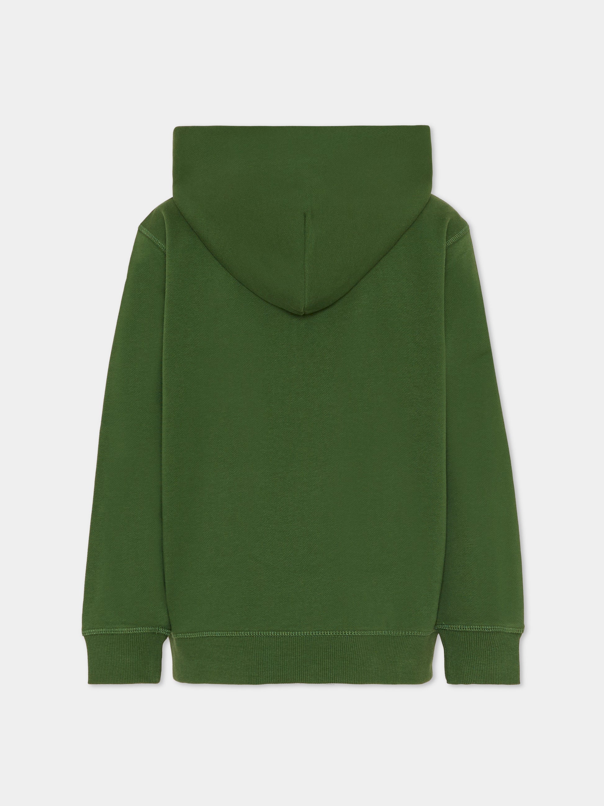 Felpa verde per bambini con logo,New Balance,LAKB0057 DAE